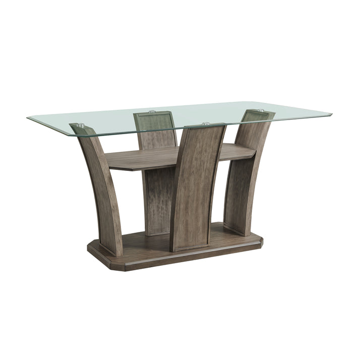 Dapper Grey Rectangular Counter Table