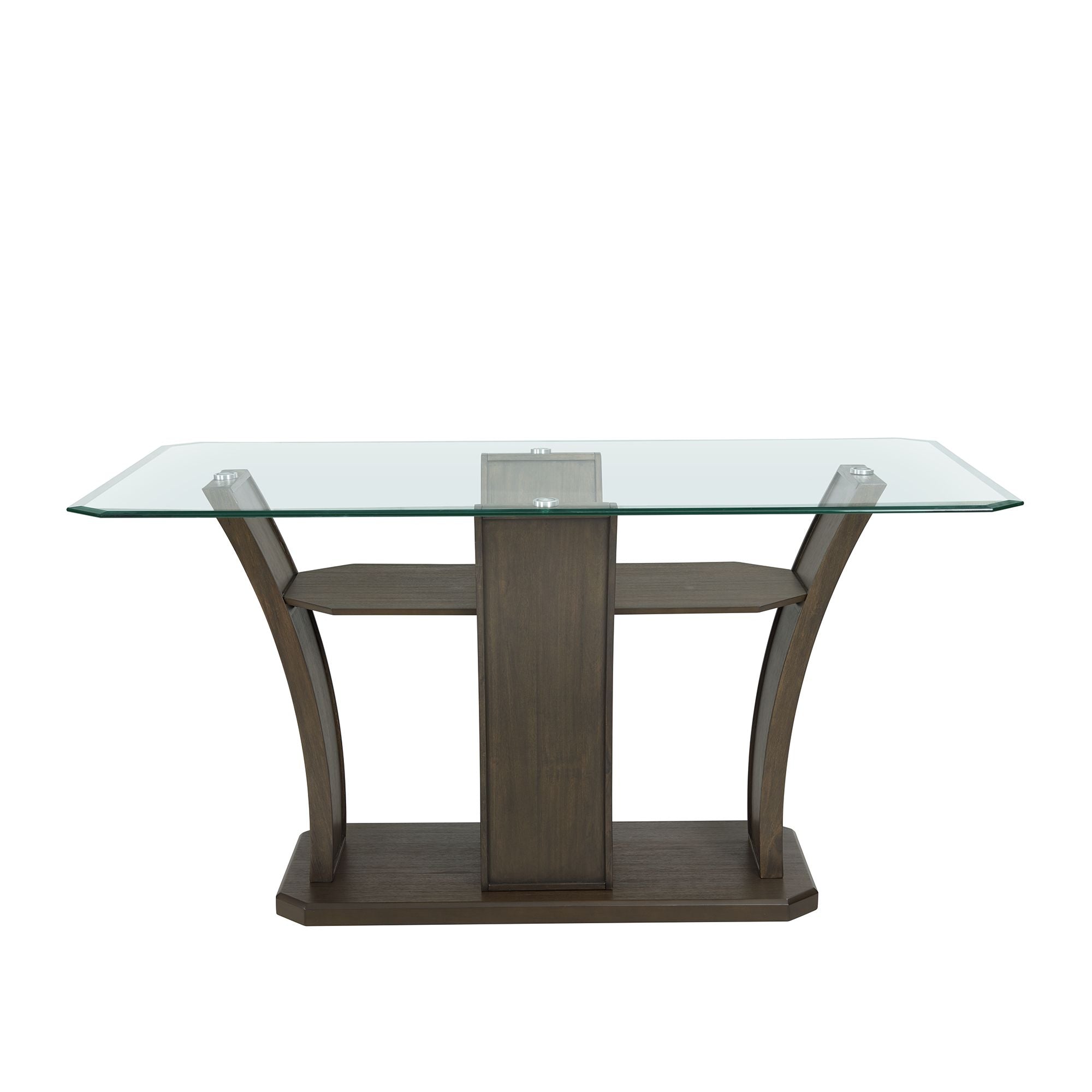 Dapper Rectangular Counter Dining Table in Walnut