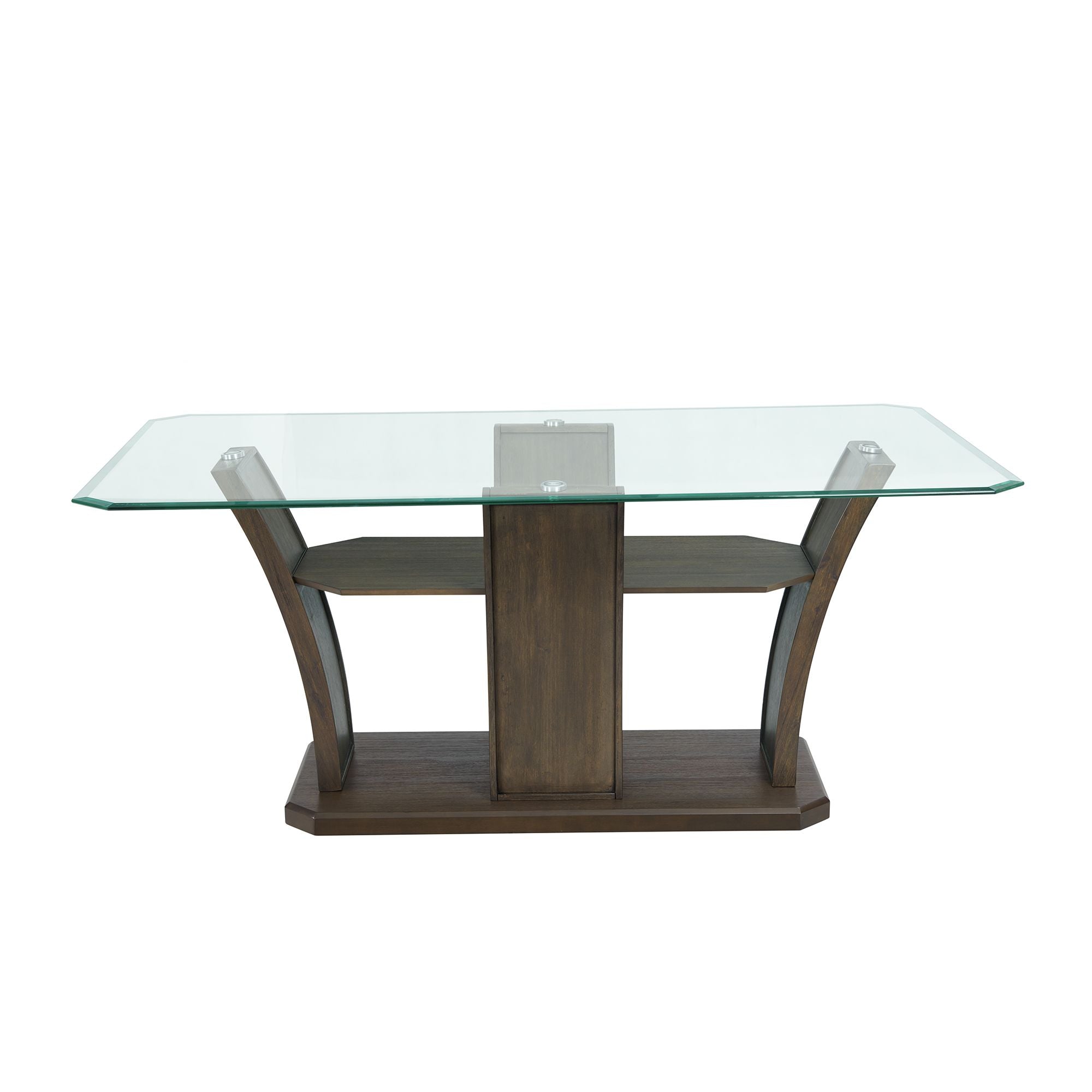 Dapper Rectangular Standard Dining Table in Walnut