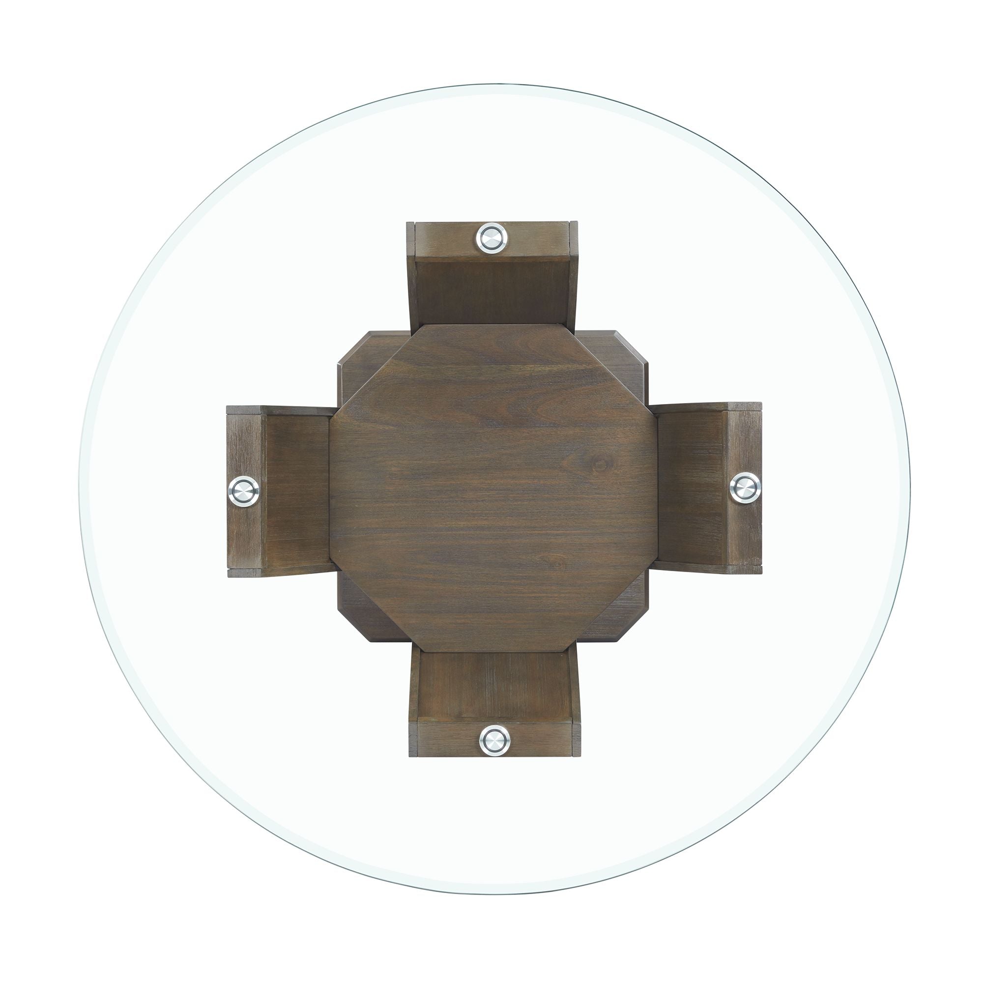 Dapper Round Counter Height Dining Table in Walnut
