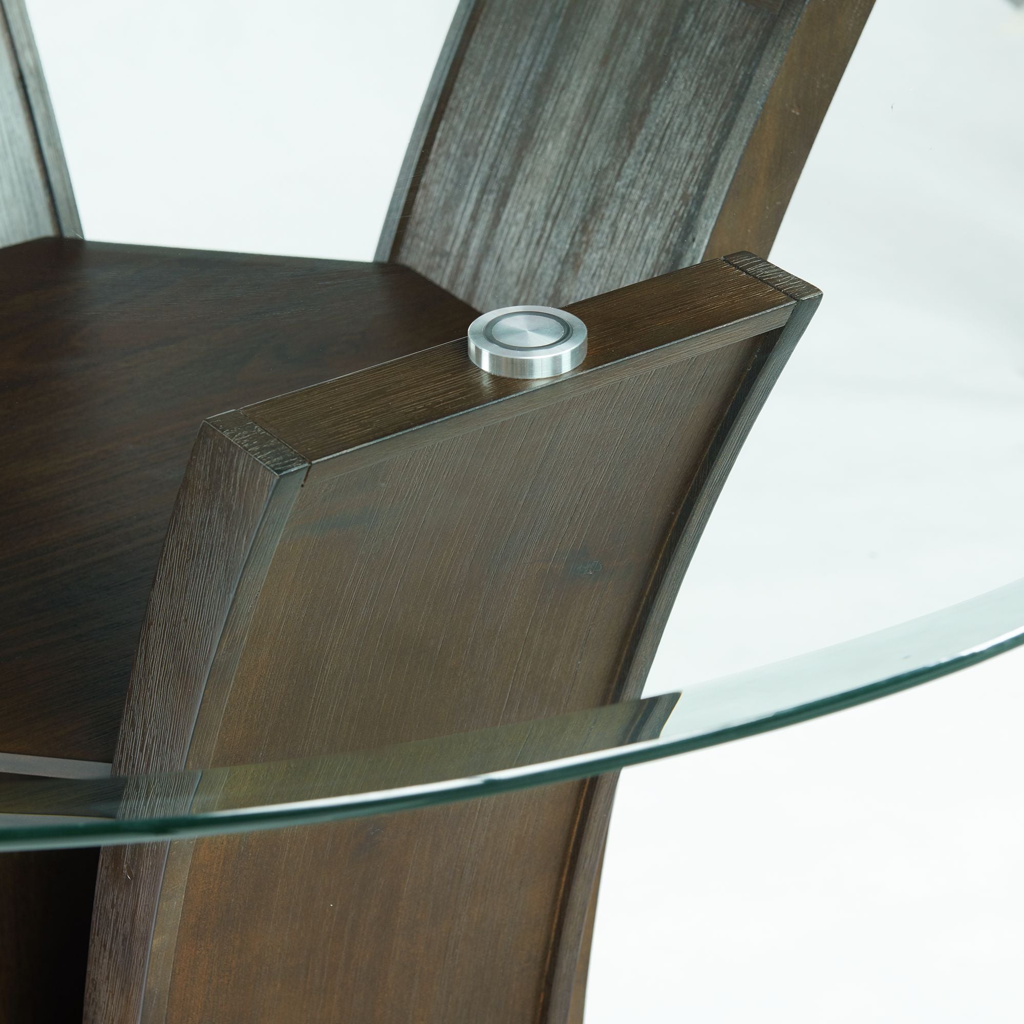 Dapper Round Dining Table in Walnut