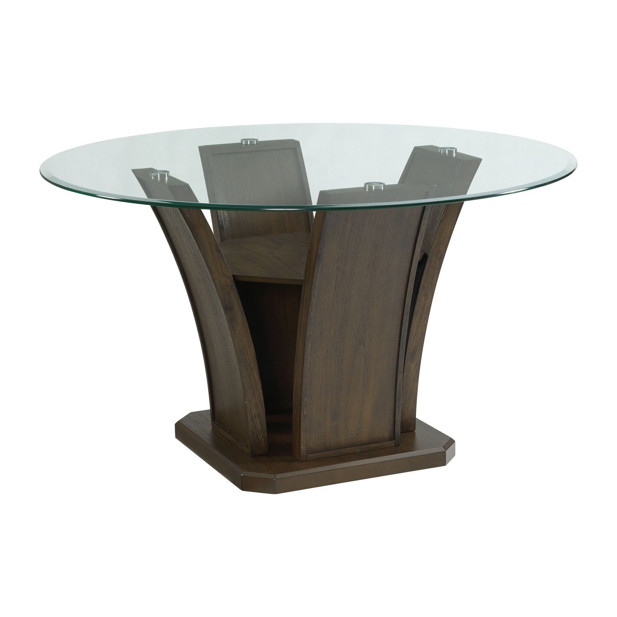 Dapper Round Dining Table in Walnut
