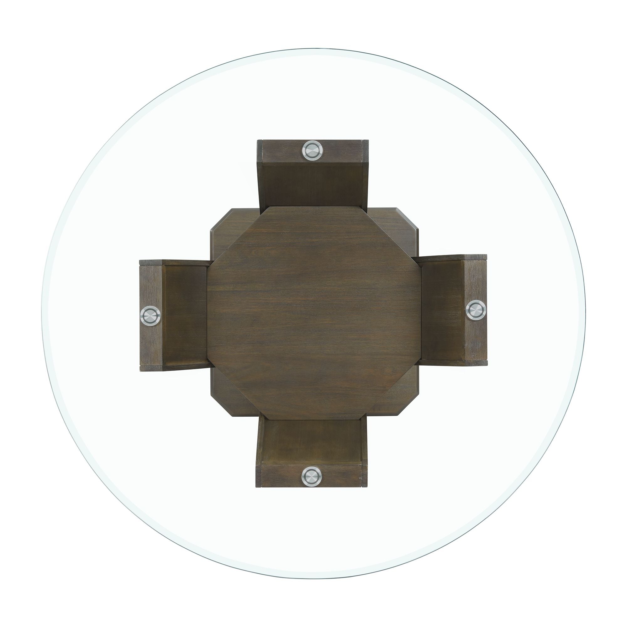 Dapper Round Dining Table in Walnut