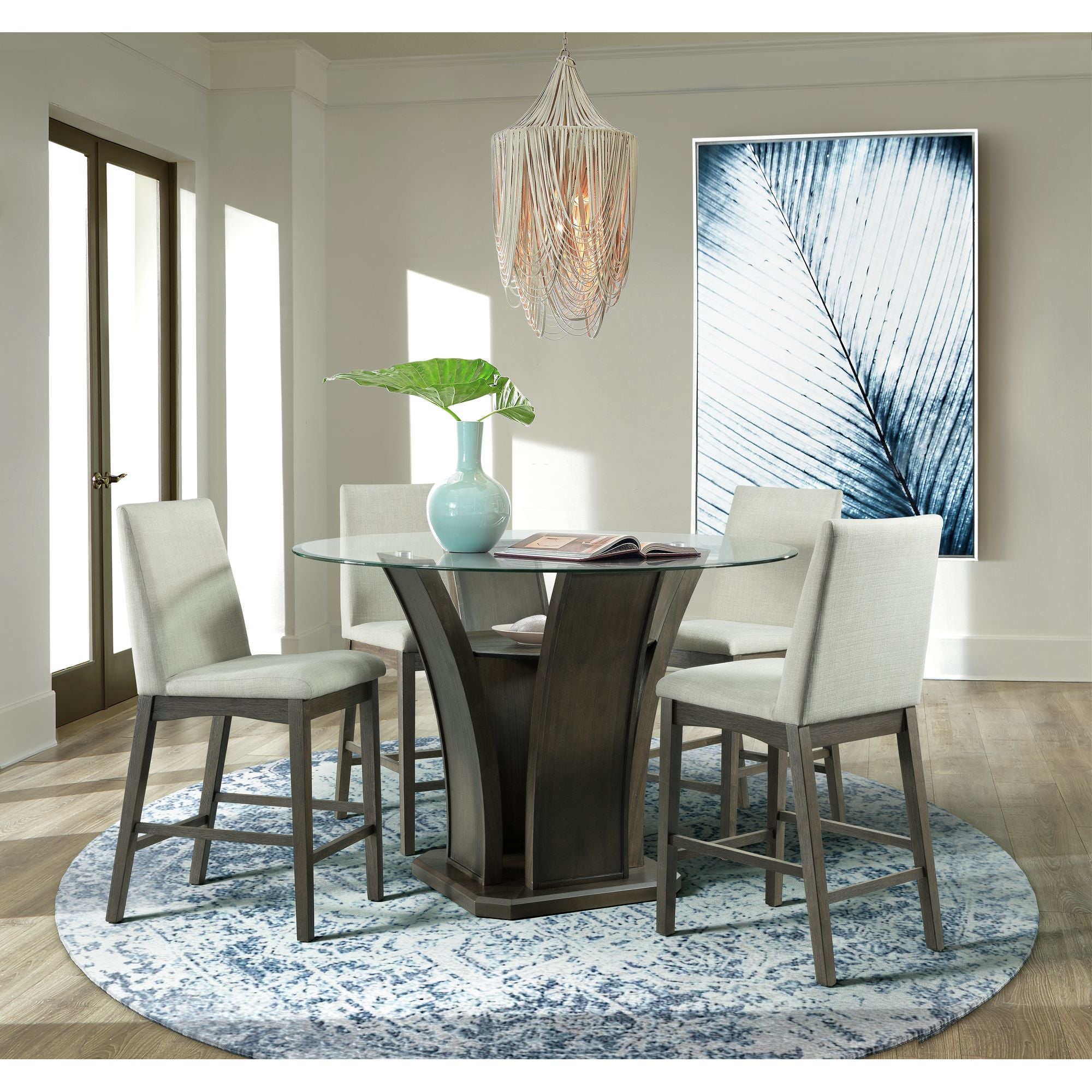 Dapper Counter Side Chair (Walnut Finish) (Two Per Carton) – SKU DPR500CSC | Elements