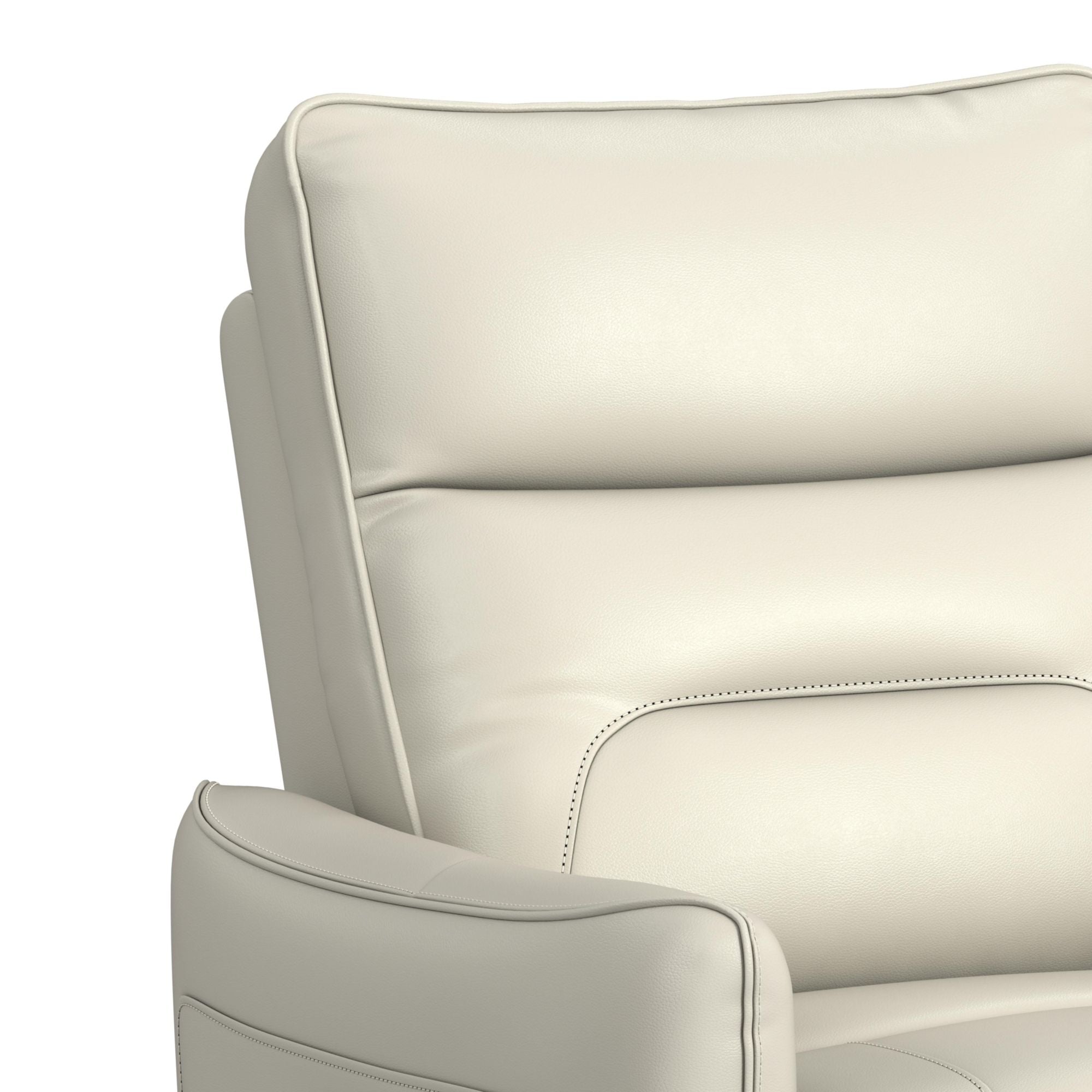 Deco P1 Recliner with Glider and Swivel in Del Mar Cream