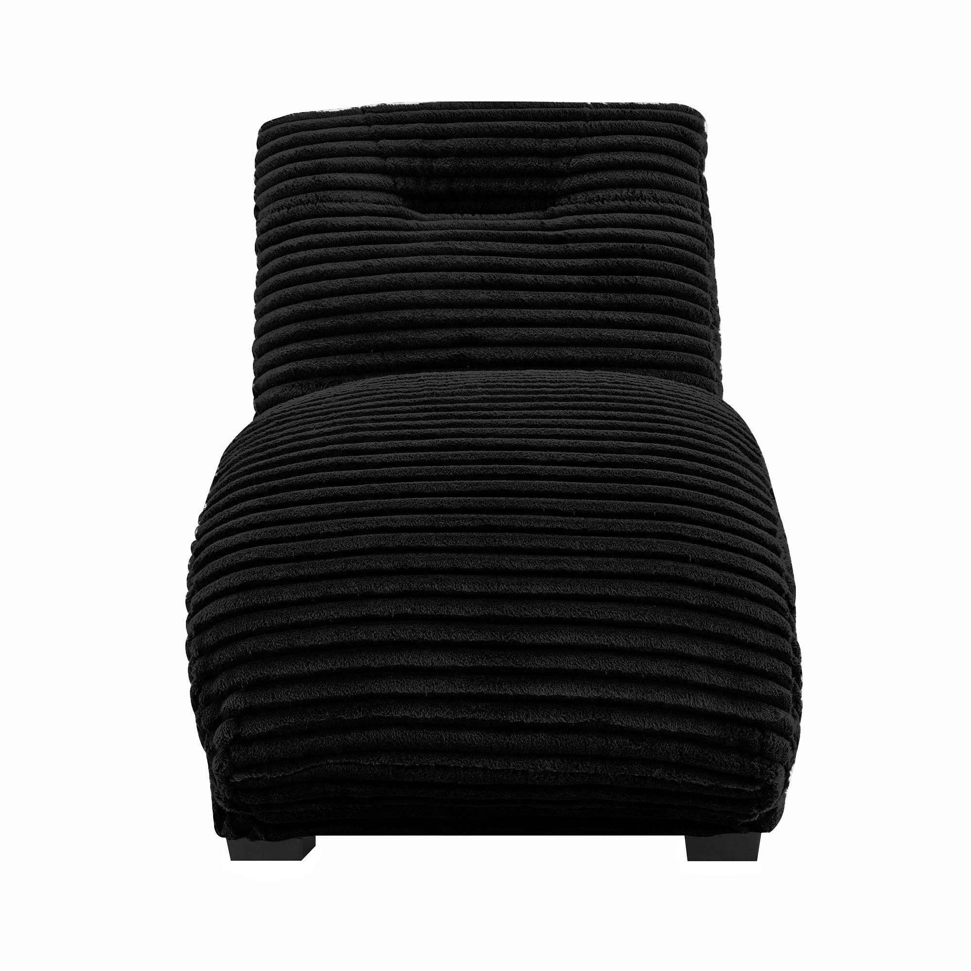 Dominick II Chaise in Masis Black