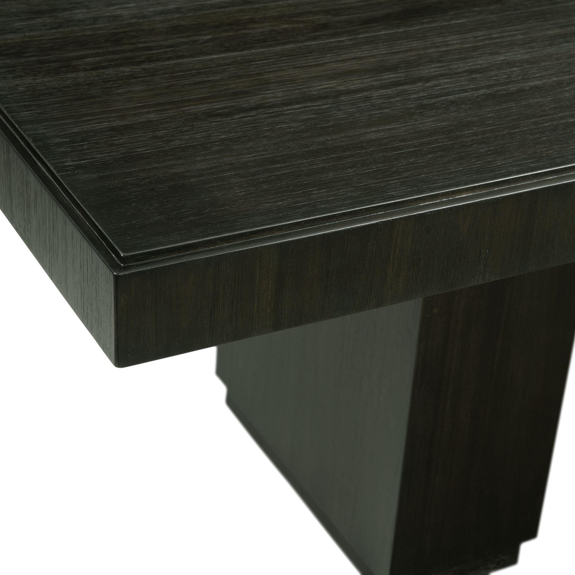 Donovan Rectangular Standard Height Dining Table in Black