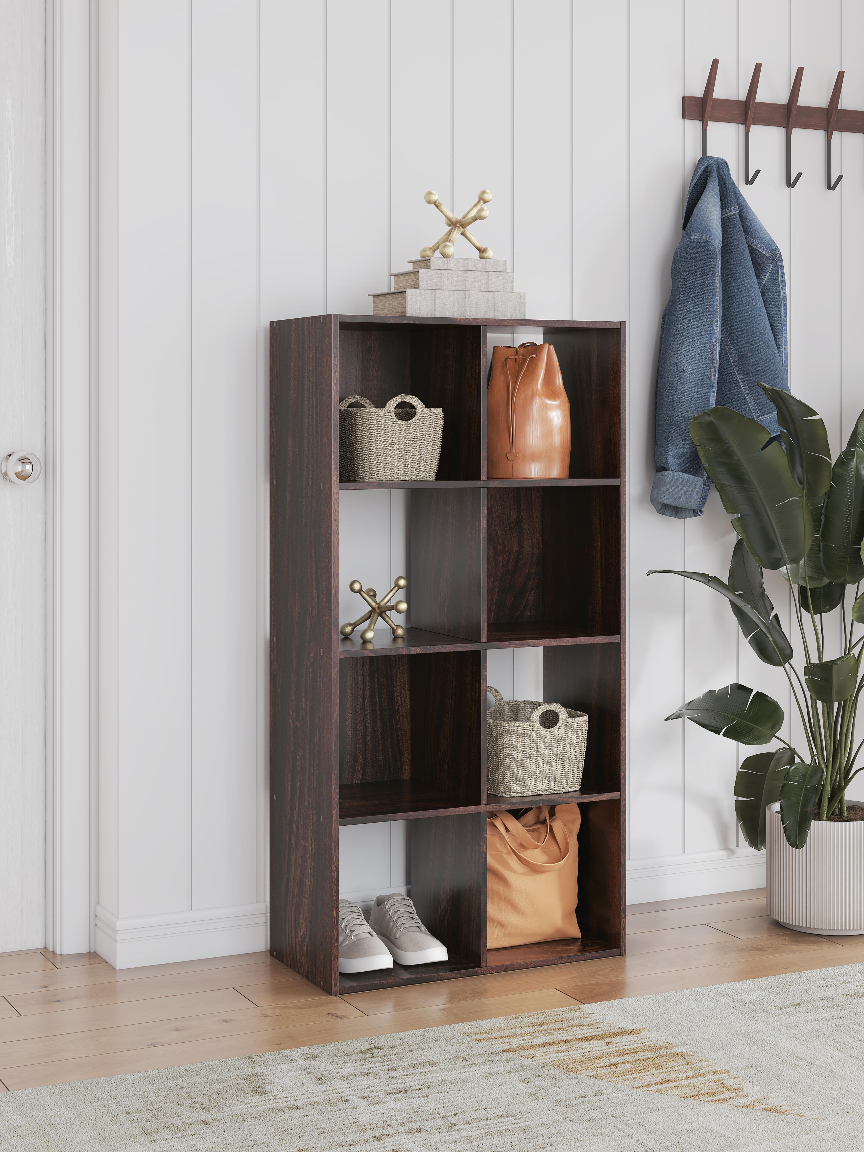 Dar Furniture - Ashley Furniture - Glosmount Eight Cube Organizer - Eight Cube Organizer / Cherry/Light Brown - EA1055-4X2