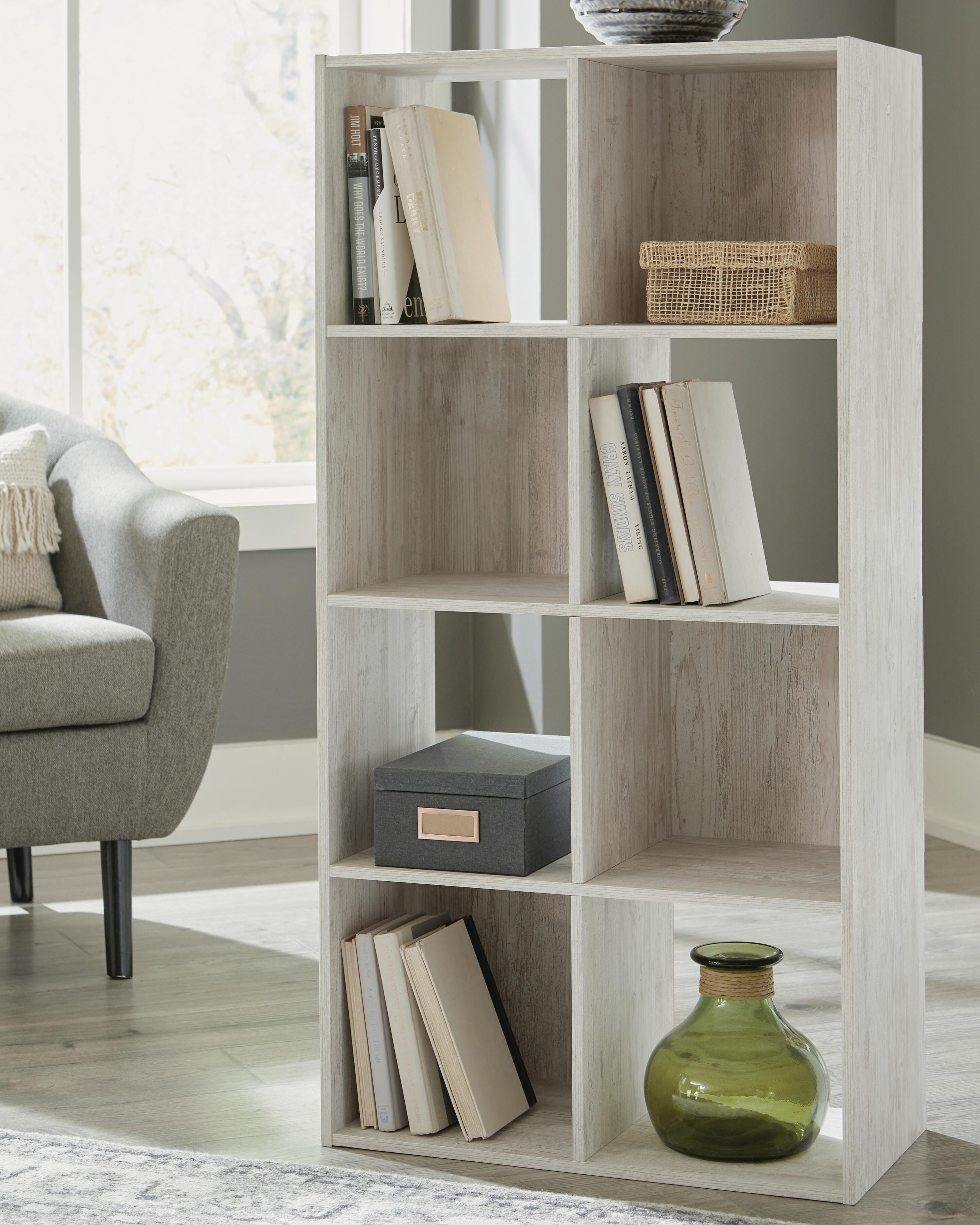 Dar Furniture - Ashley Furniture - Paxberry Eight Cube Organizer - Eight Cube Organizer / Whitewash - EA1811-4X2