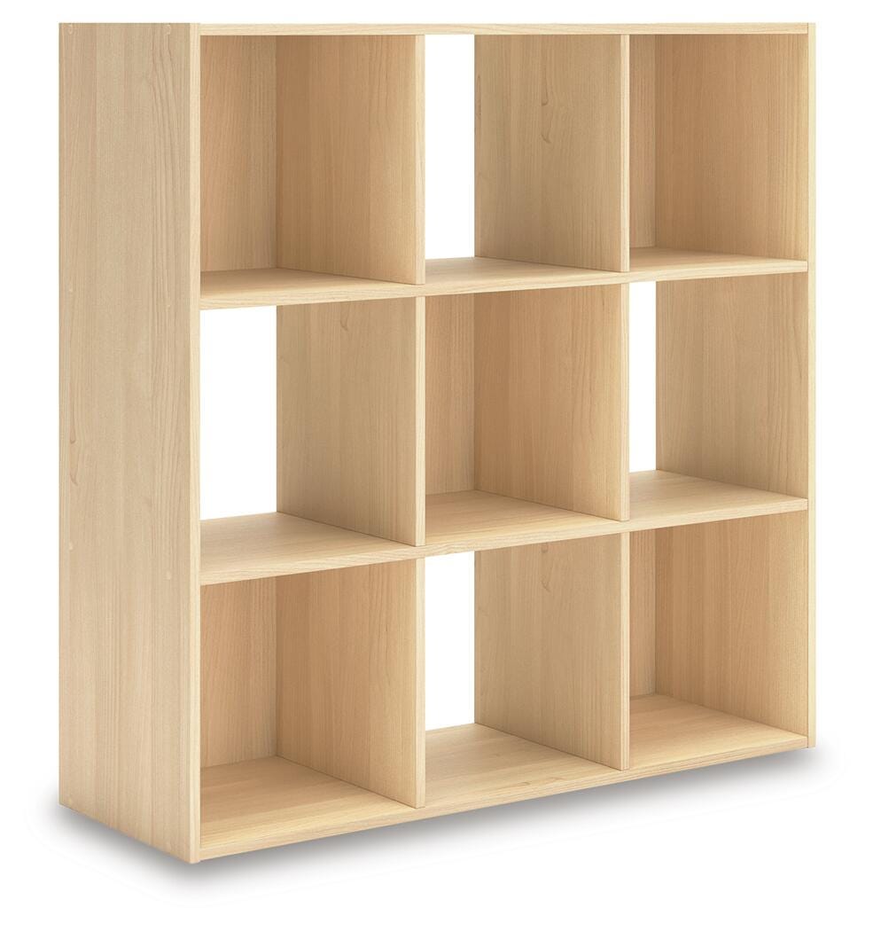 Dar Furniture - Ashley Furniture - Piperton Nine Cube Organizer - Nine Cube Organizer / Tan - EA2444-3X3