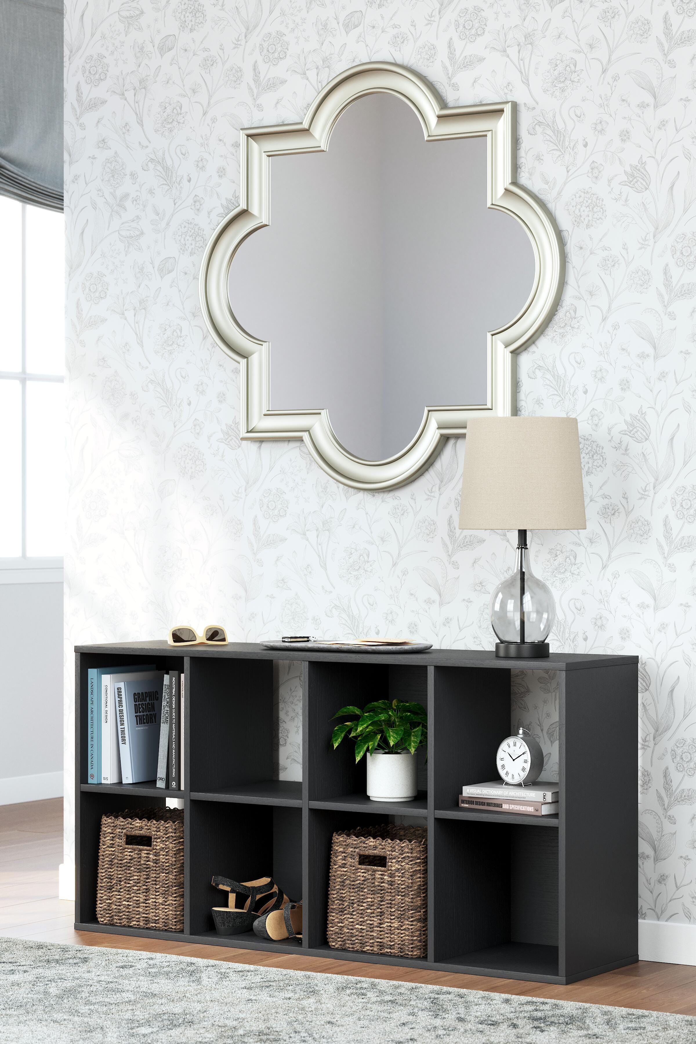 Dar Furniture - Ashley Furniture - Langdrew Eight Cube Organizer - Eight Cube Organizer / Black - EA4957-4X2
