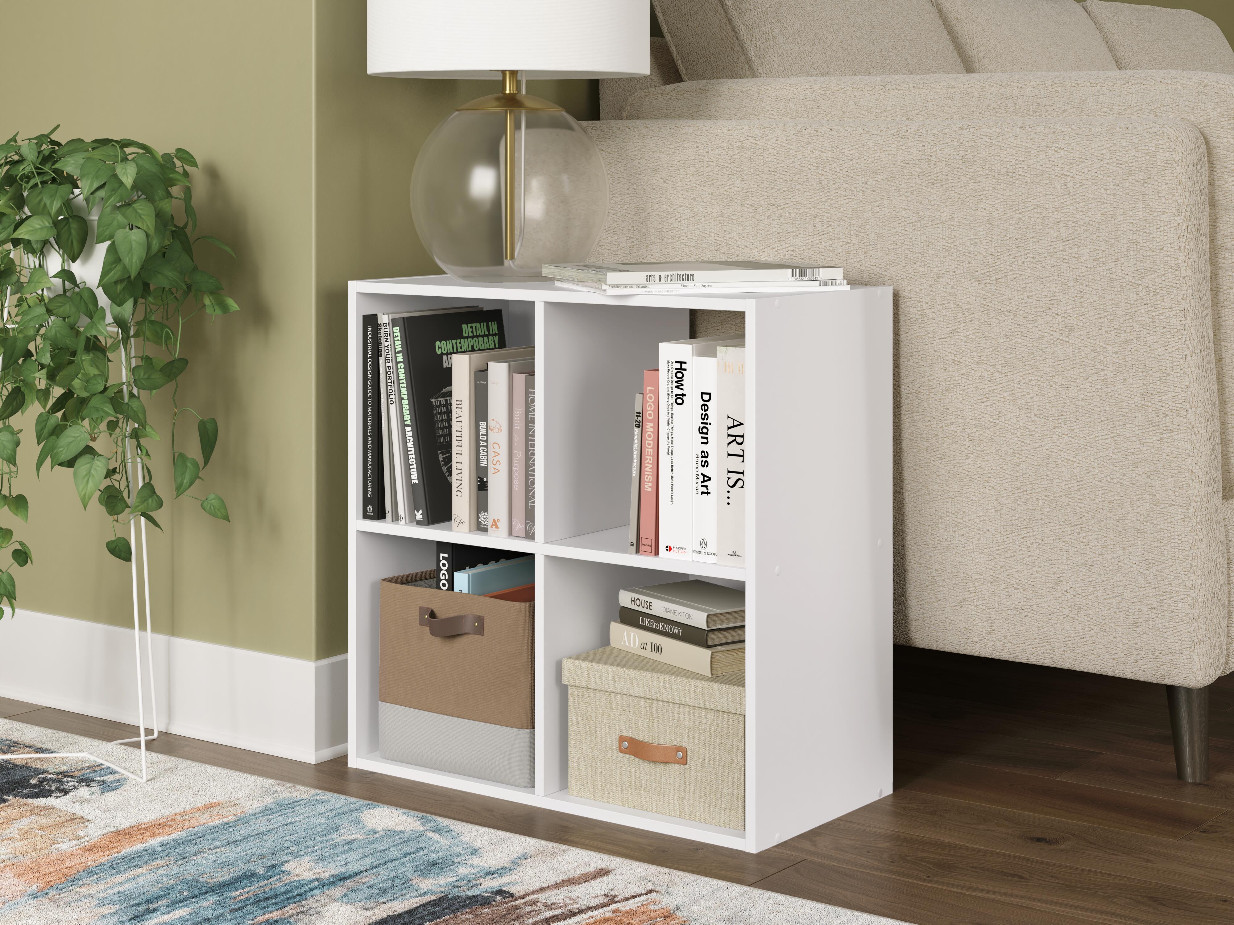 Dar Furniture - Ashley Furniture - Onita Four Cube Organizer - Four Cube Organizer / White - EA9630-2X2
