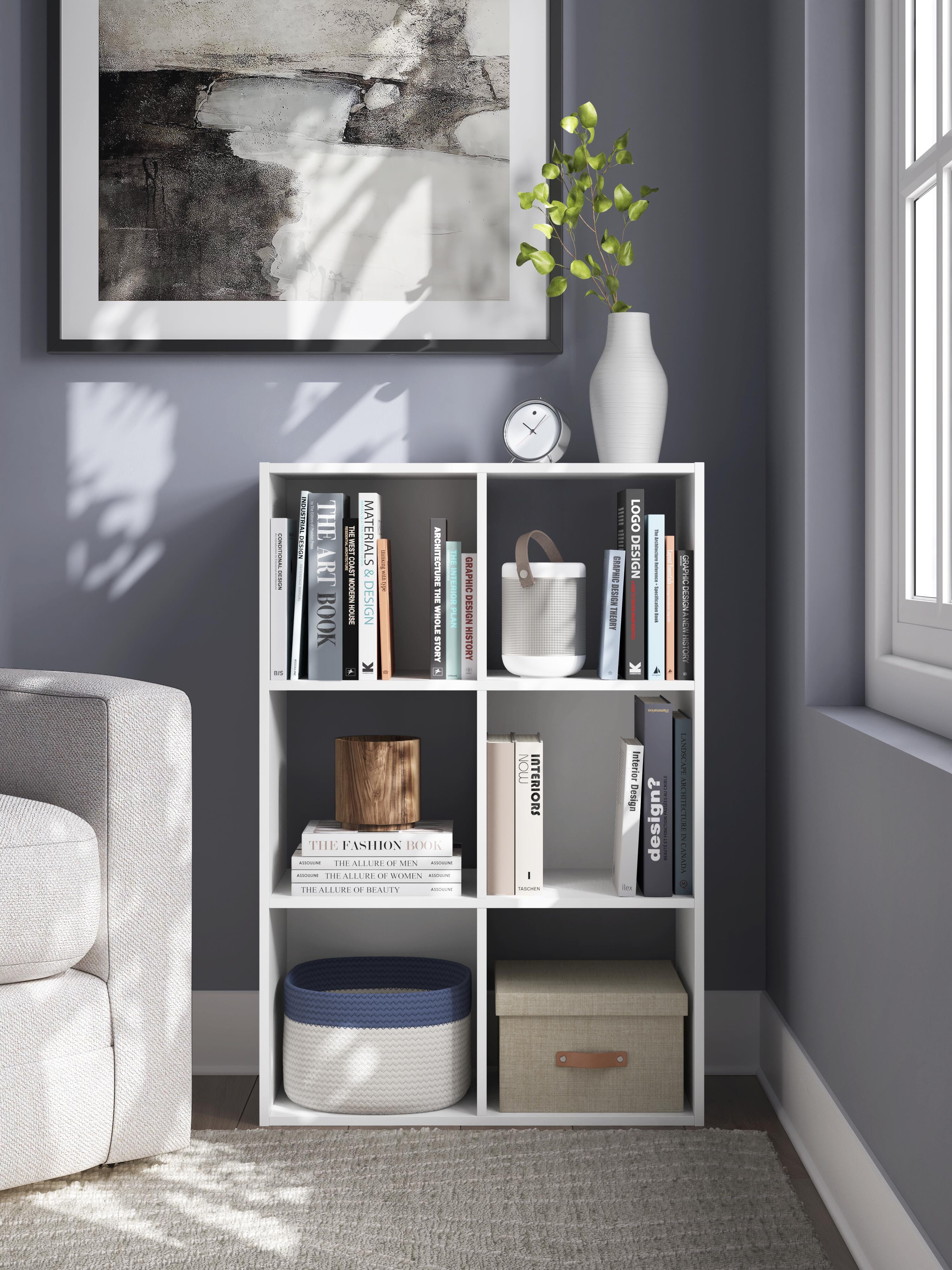 Dar Furniture - Ashley Furniture - Onita Six Cube Organizer - Six Cube Organizer / White - EA9630-3X2