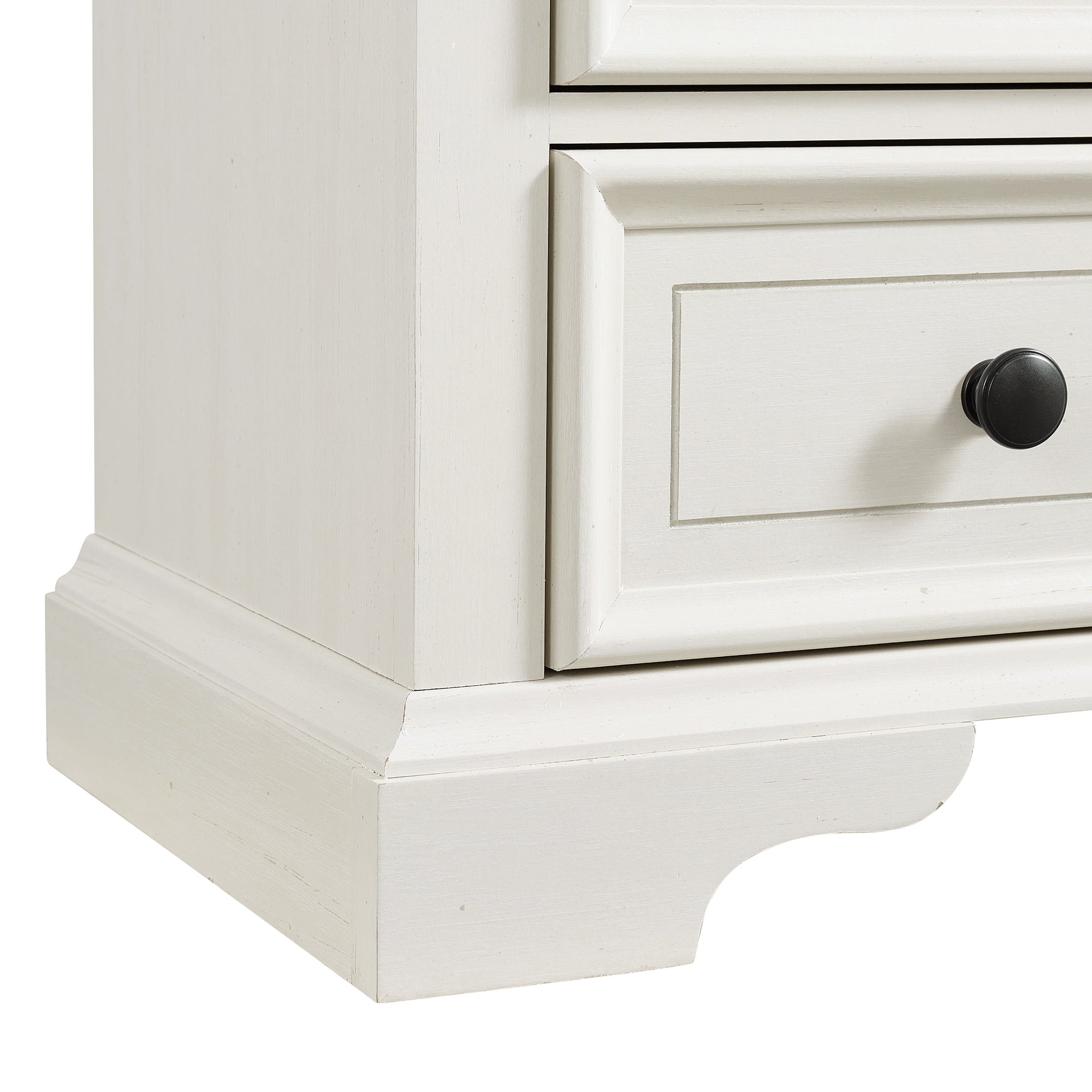 Eastwood Youth 5-Drawer Chest in Brown and Off-White