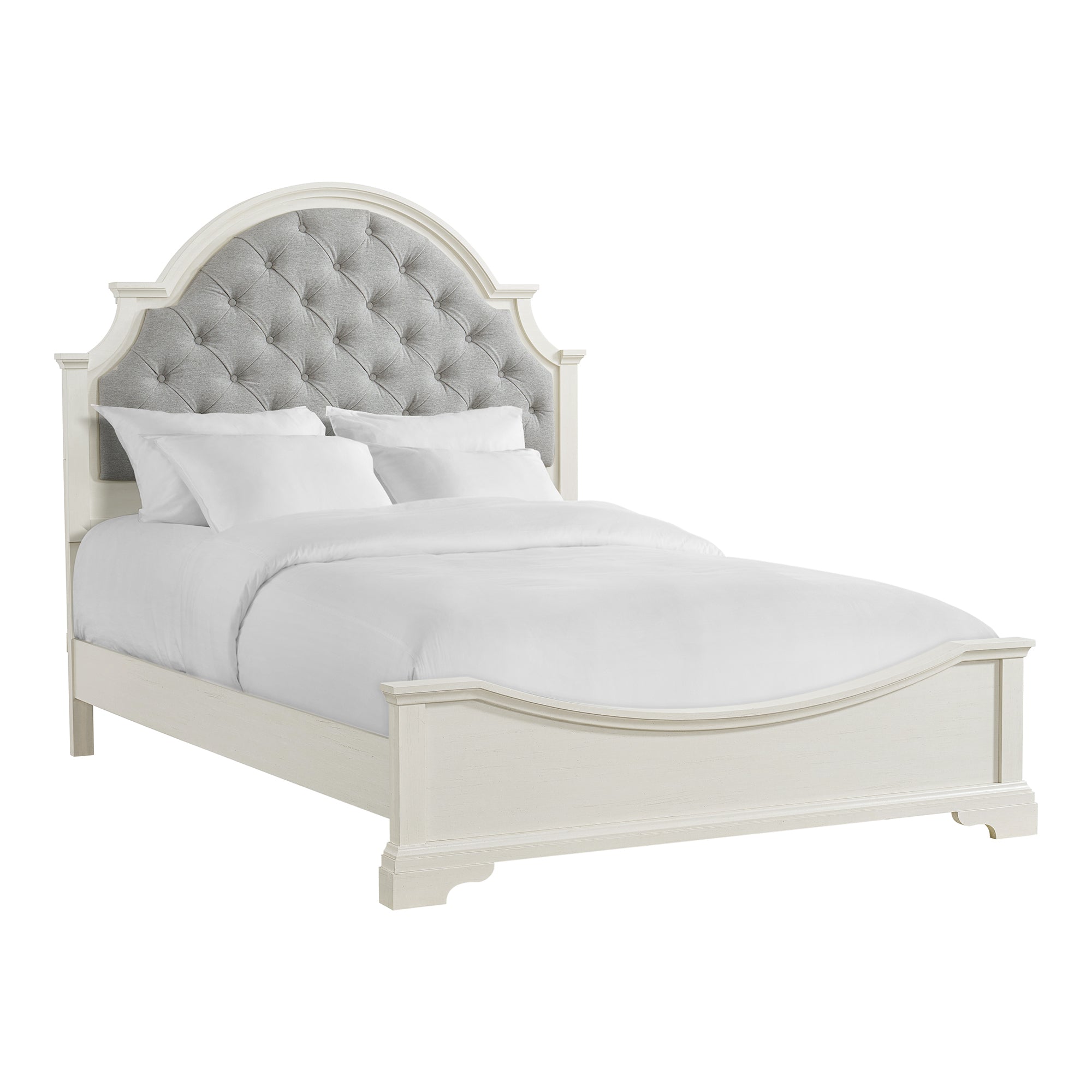 Eastwood Youth Queen UPH Bed in Off-White