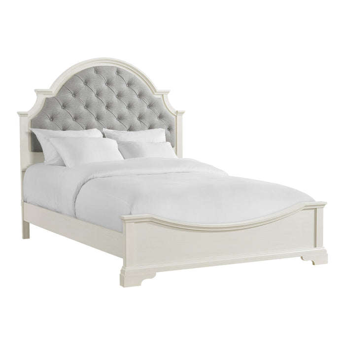 Eastwood Youth Queen UPH Bed in Off-White