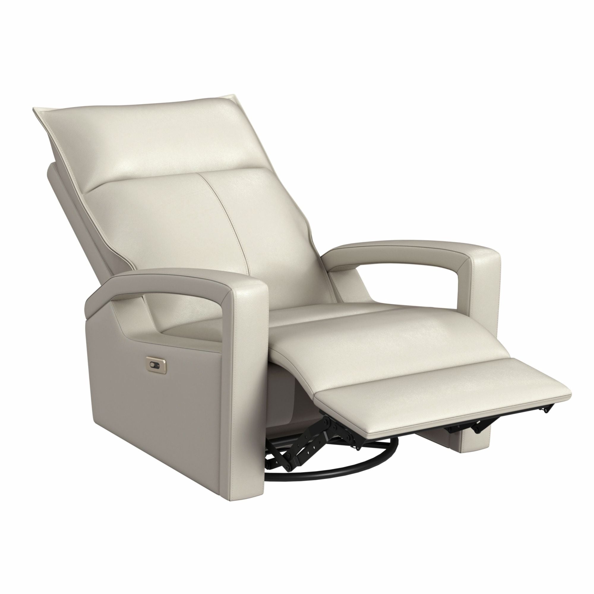 Eco P1 Recliner with Glider and Swivel in Del Mar Cream