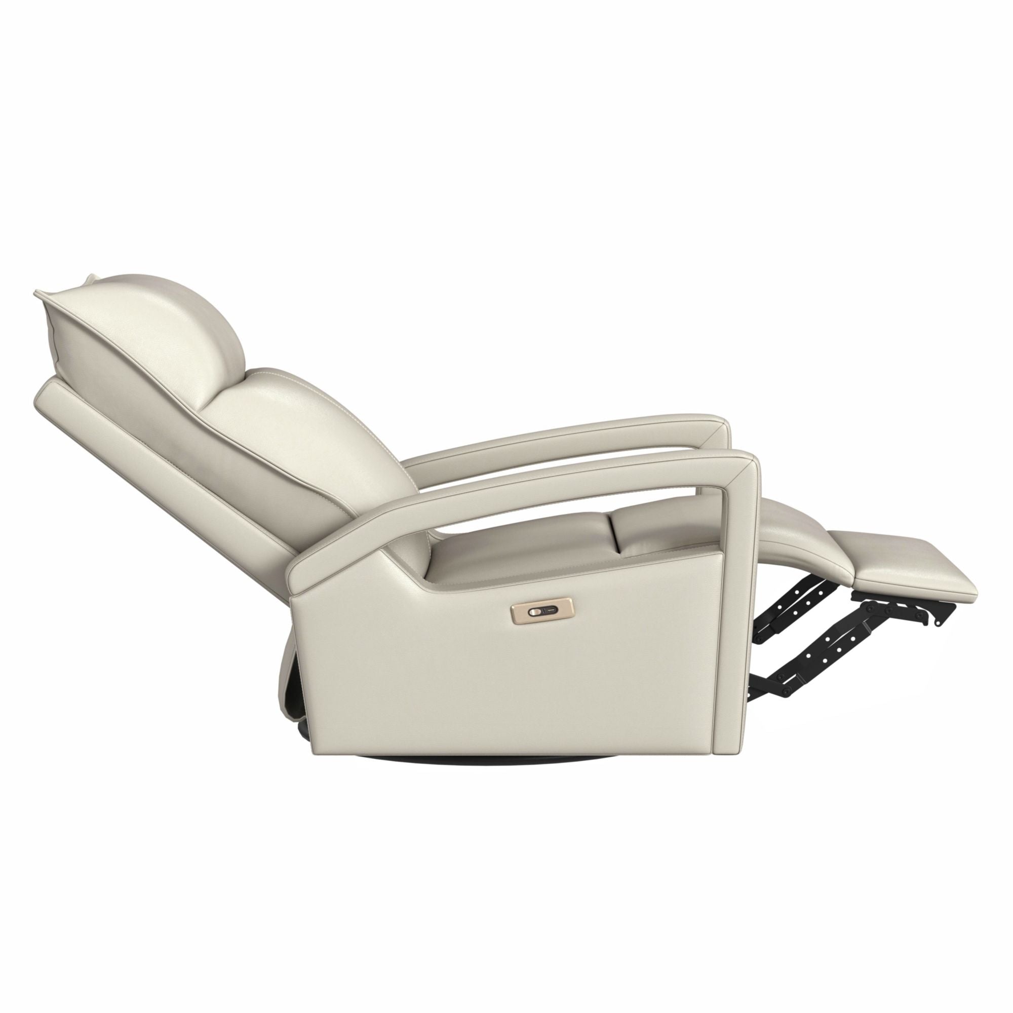 Eco P1 Recliner with Glider and Swivel in Del Mar Cream