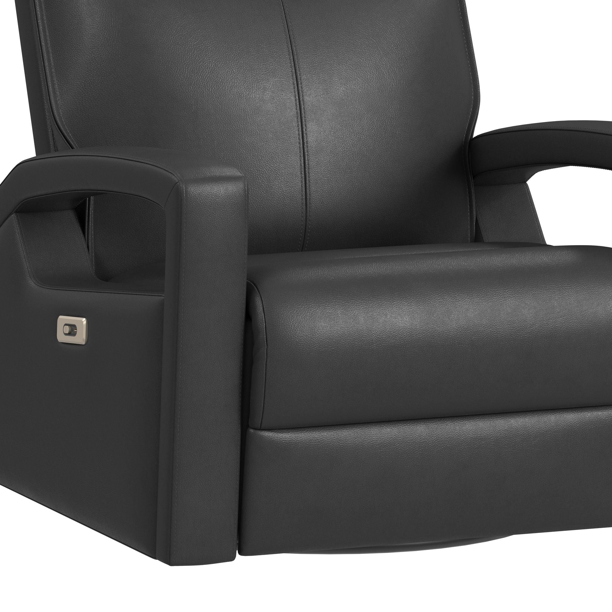 Eco P1 Recliner with Glider and Swivel in Del Mar Grey