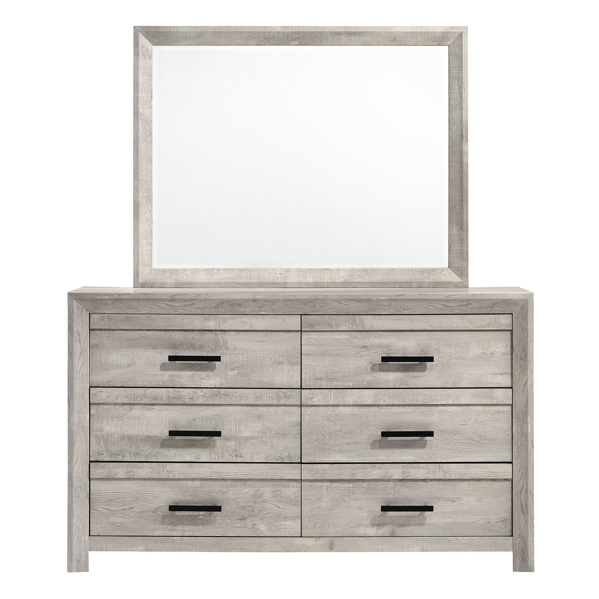 Eleanor Dresser & Mirror Set in White