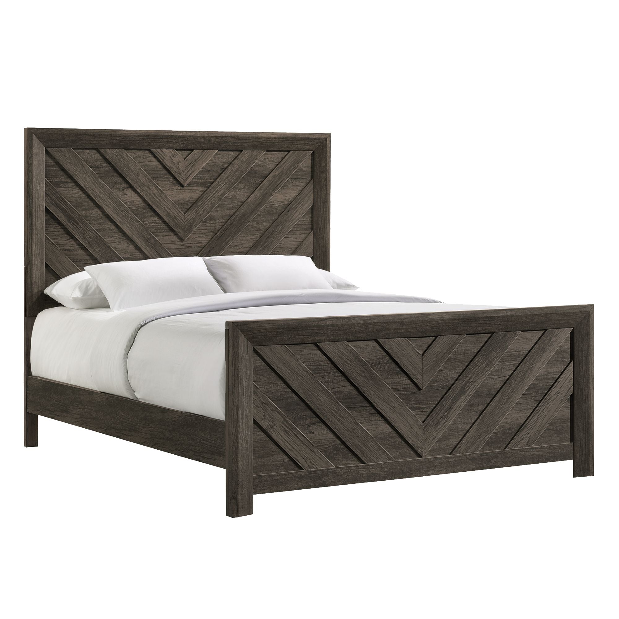 Eleanor Queen Bed in Mocha Grey