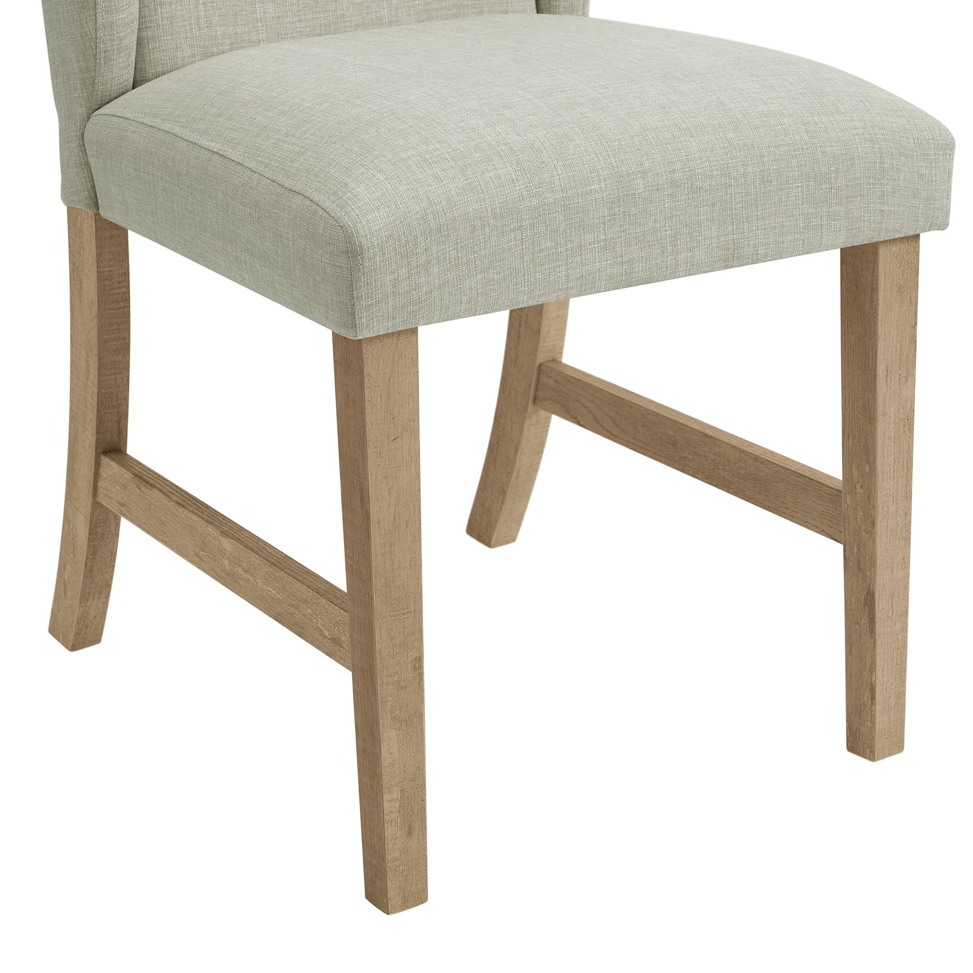 Eleanor Dining Side Chair with Heirloom Fabric in Brown (2 Per Carton)