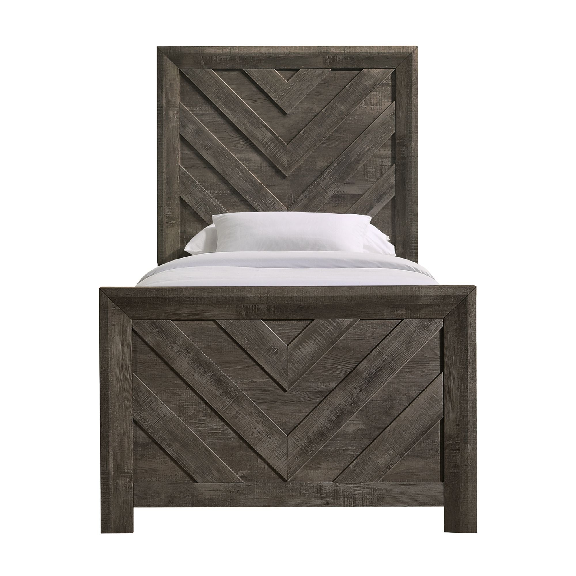 Eleanor Twin Bed in Mocha Grey