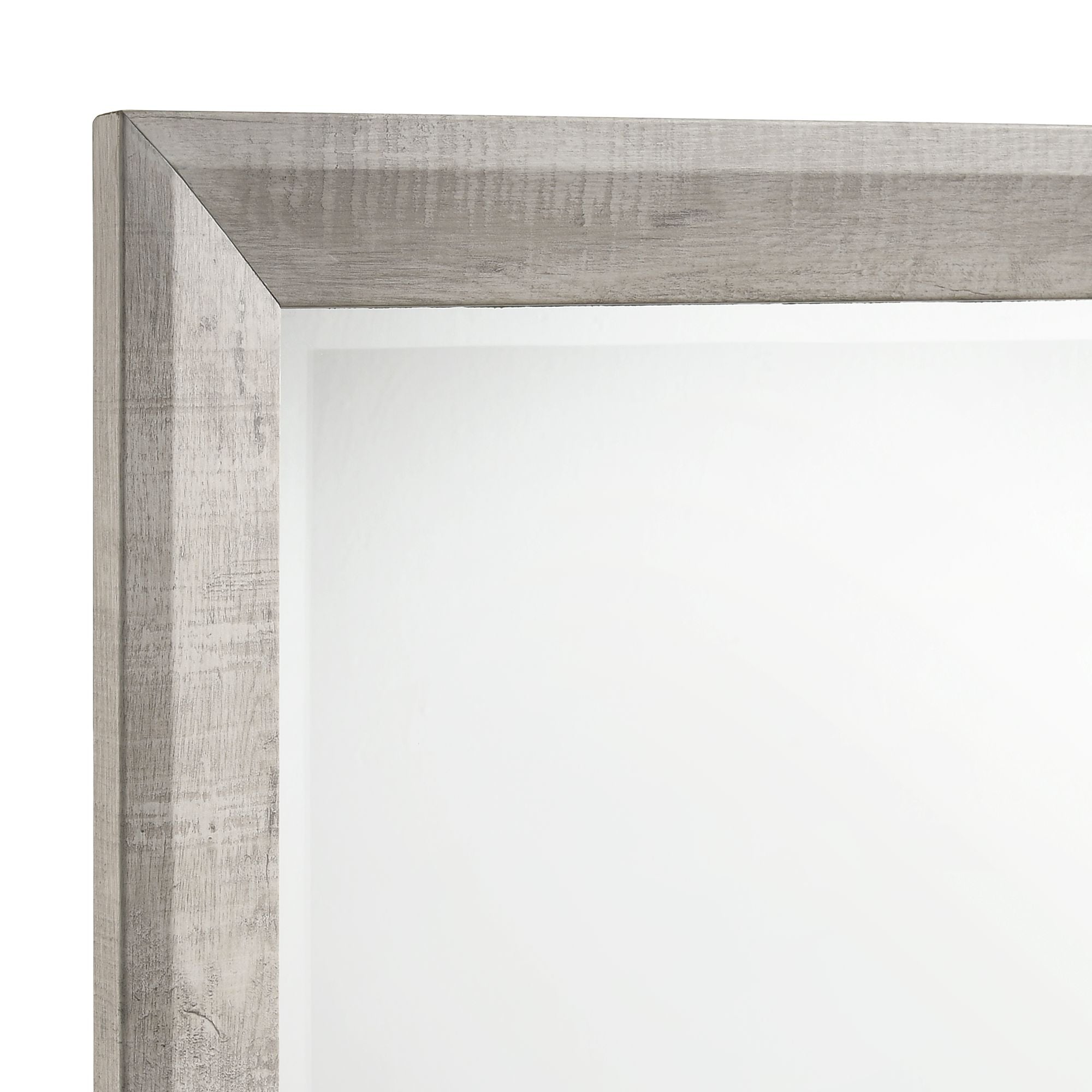 Ellen Dresser & Mirror Set White