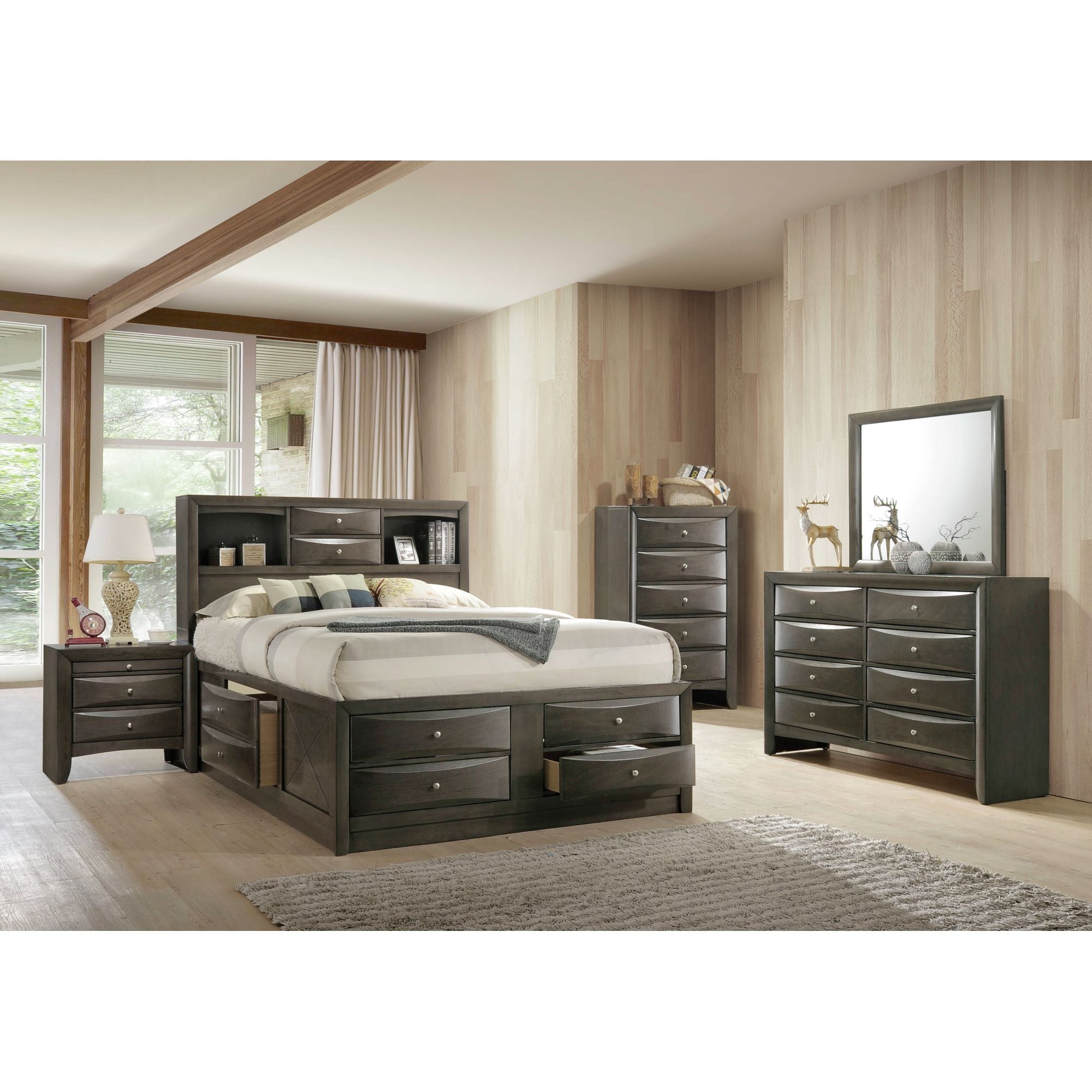 Emily King Storage Bed – SKU EG170KB | Elements