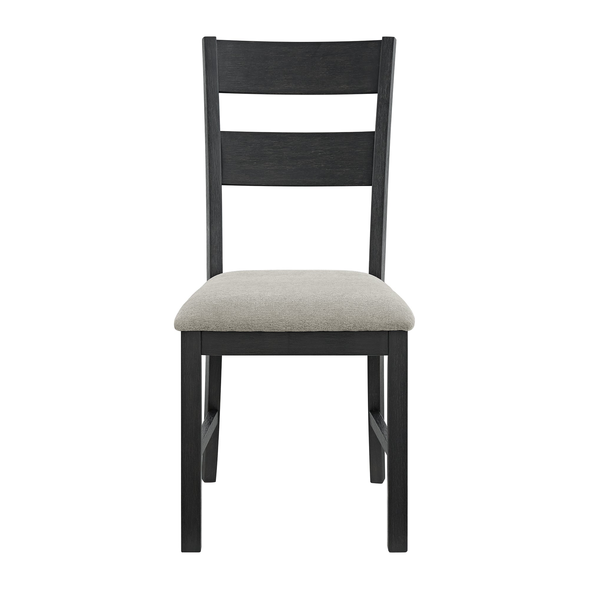 Garcia 6PC Dining Set with Table, 4 Chairs, and Bench in Black