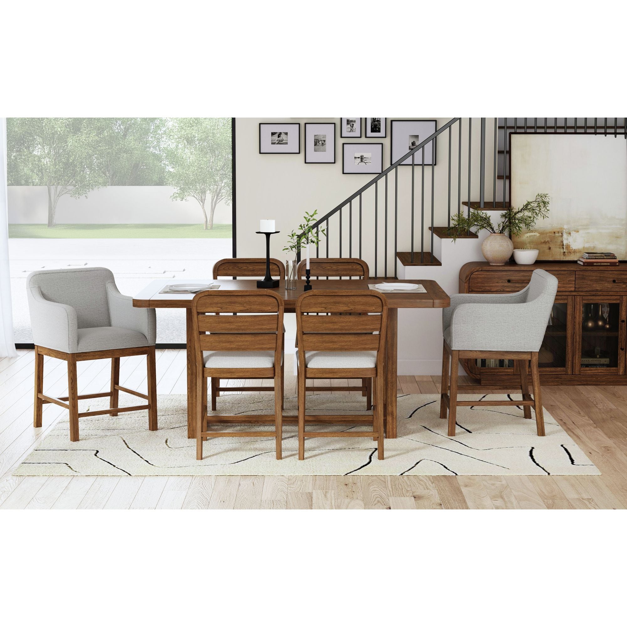 Glinda Counter Table in Brown