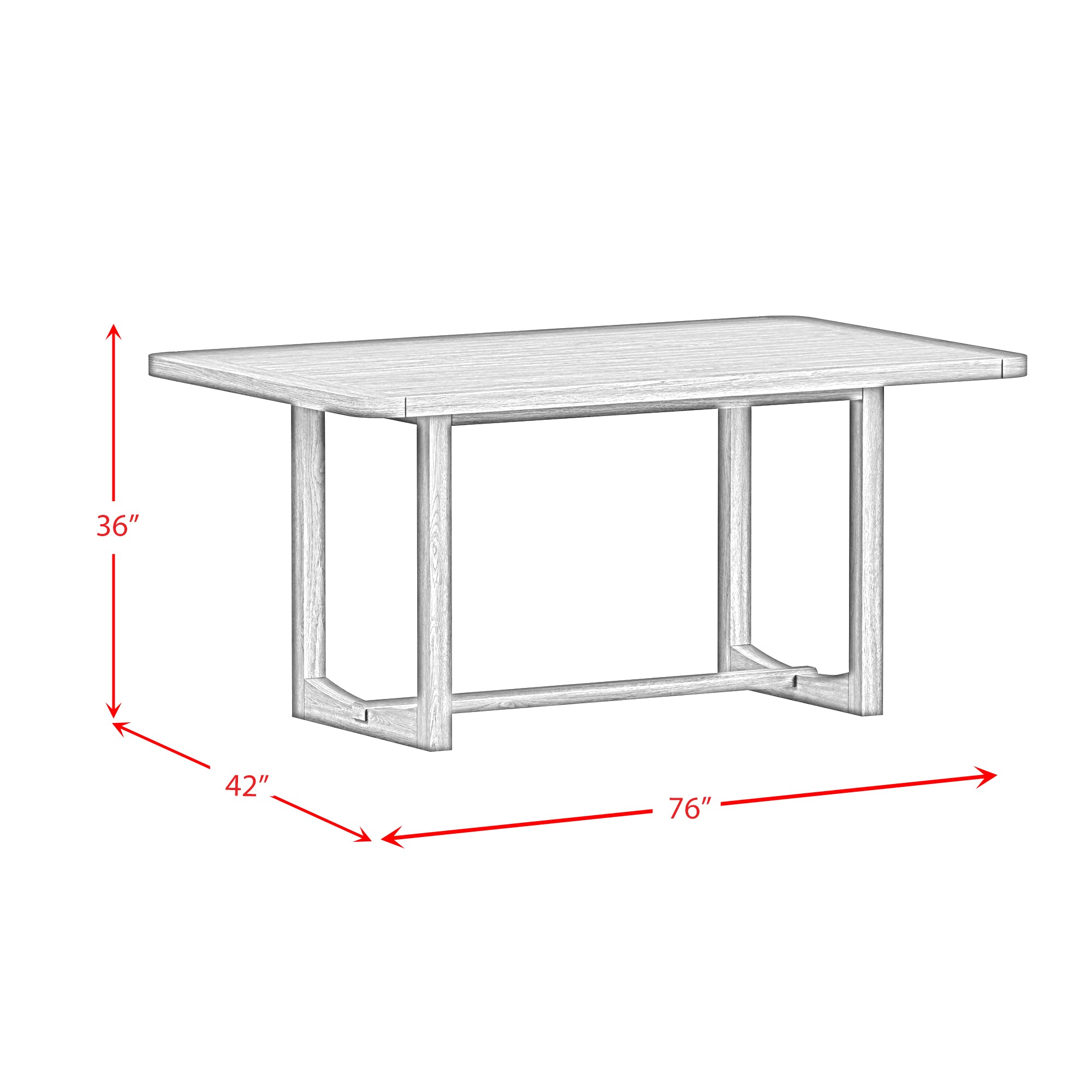 Glinda Counter Table in Brown