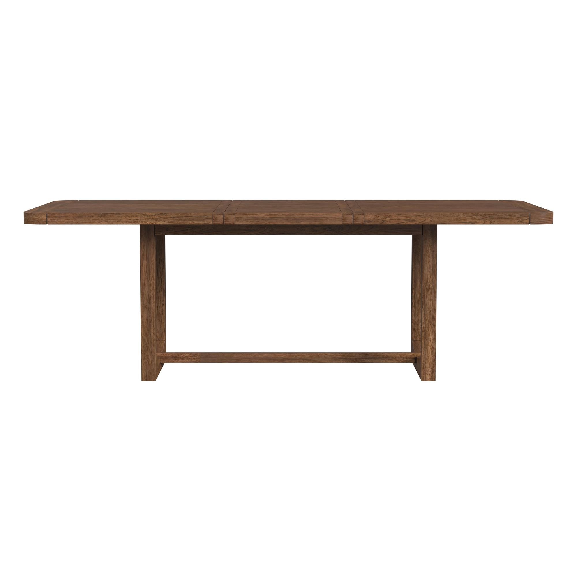 Glinda Dining Table with 18" Leaf in Brown