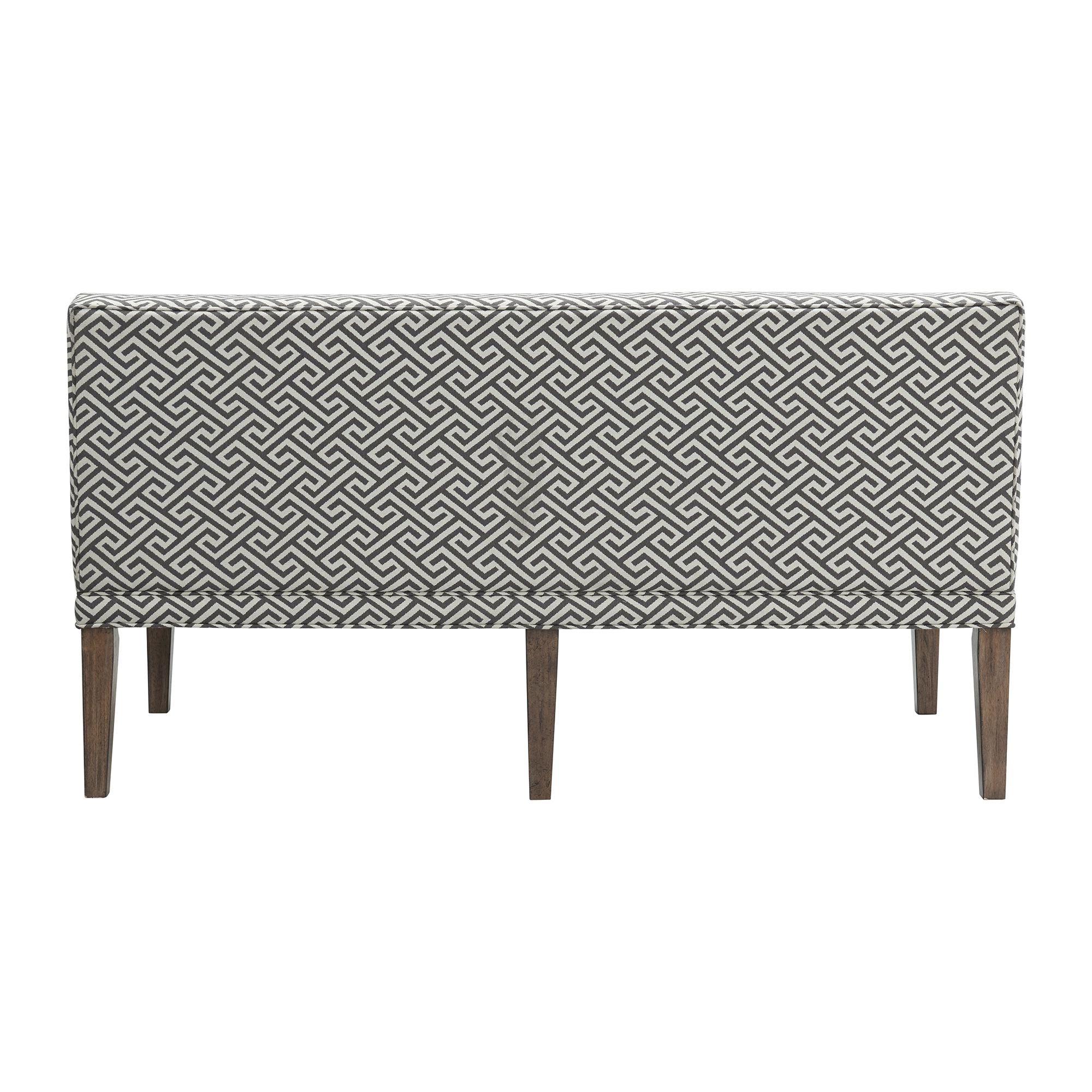 Gramercy Dining Three Seat Sofa w/Seven Pillows