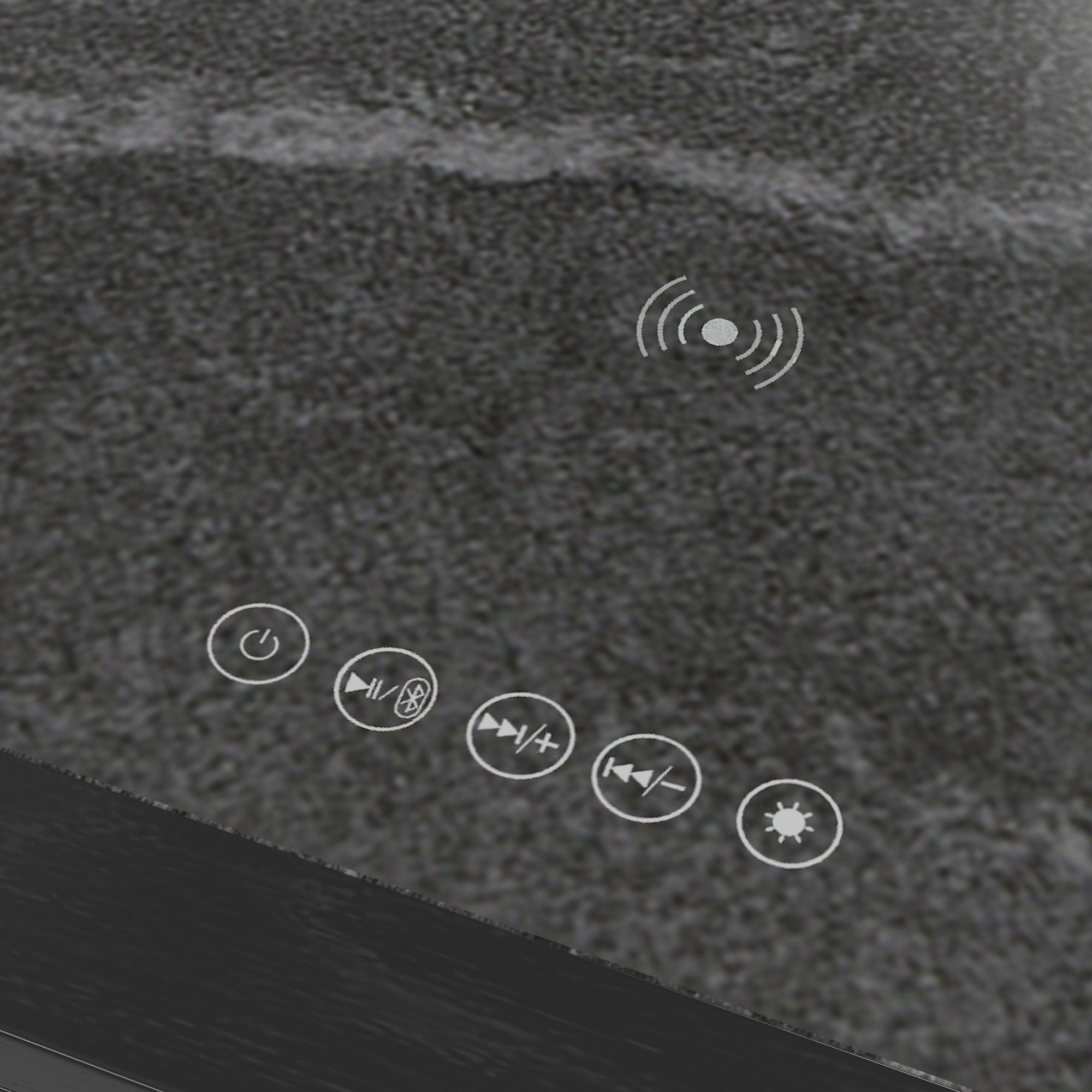 Halo Smart Coffee Table with Cooler and Speaker in Black