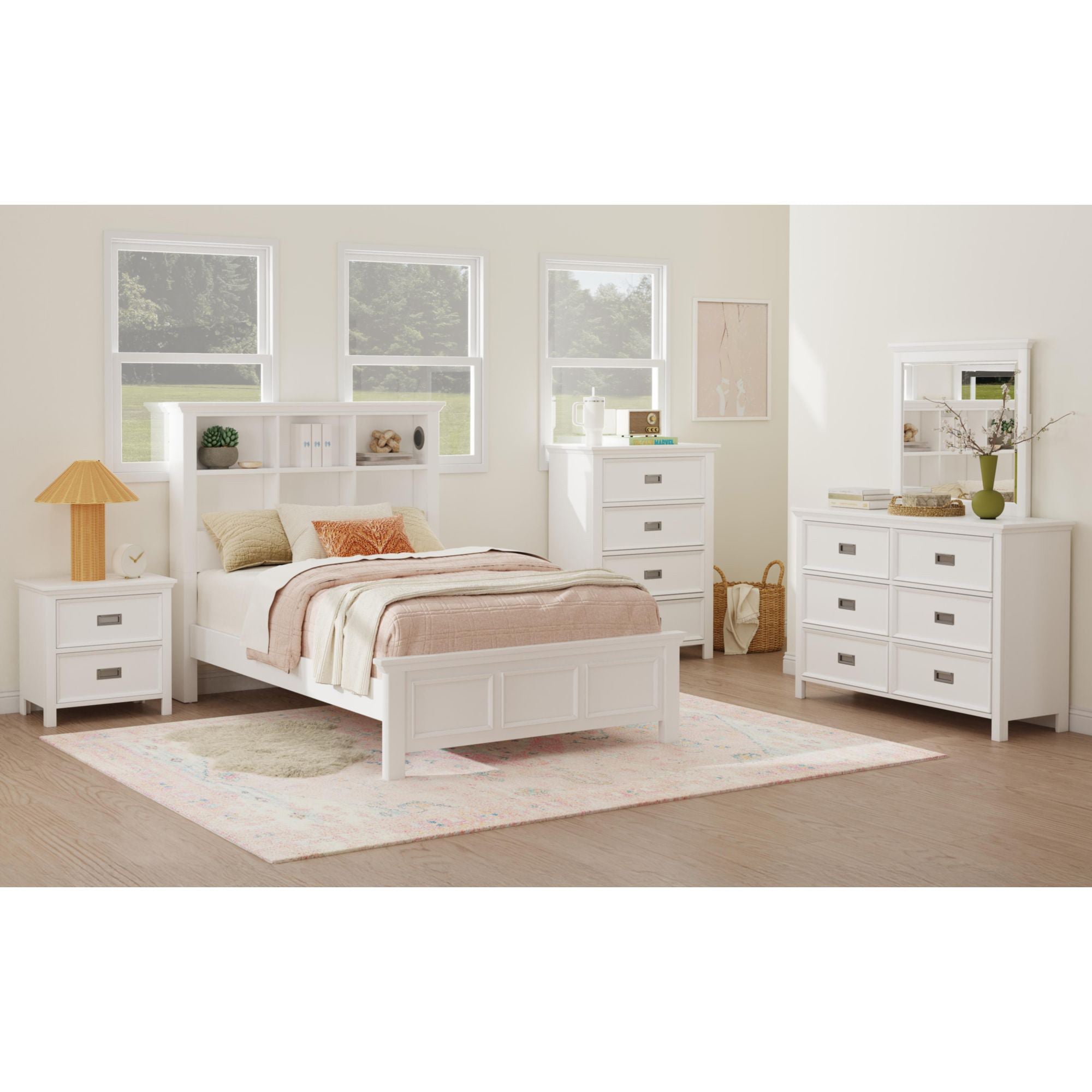 Hampton Kids 6-Drawer Dresser in White