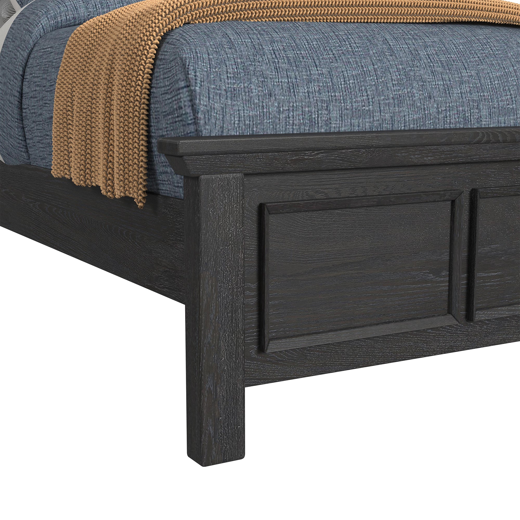 Hampton Kids Full Bookcase Bed in Charcoal