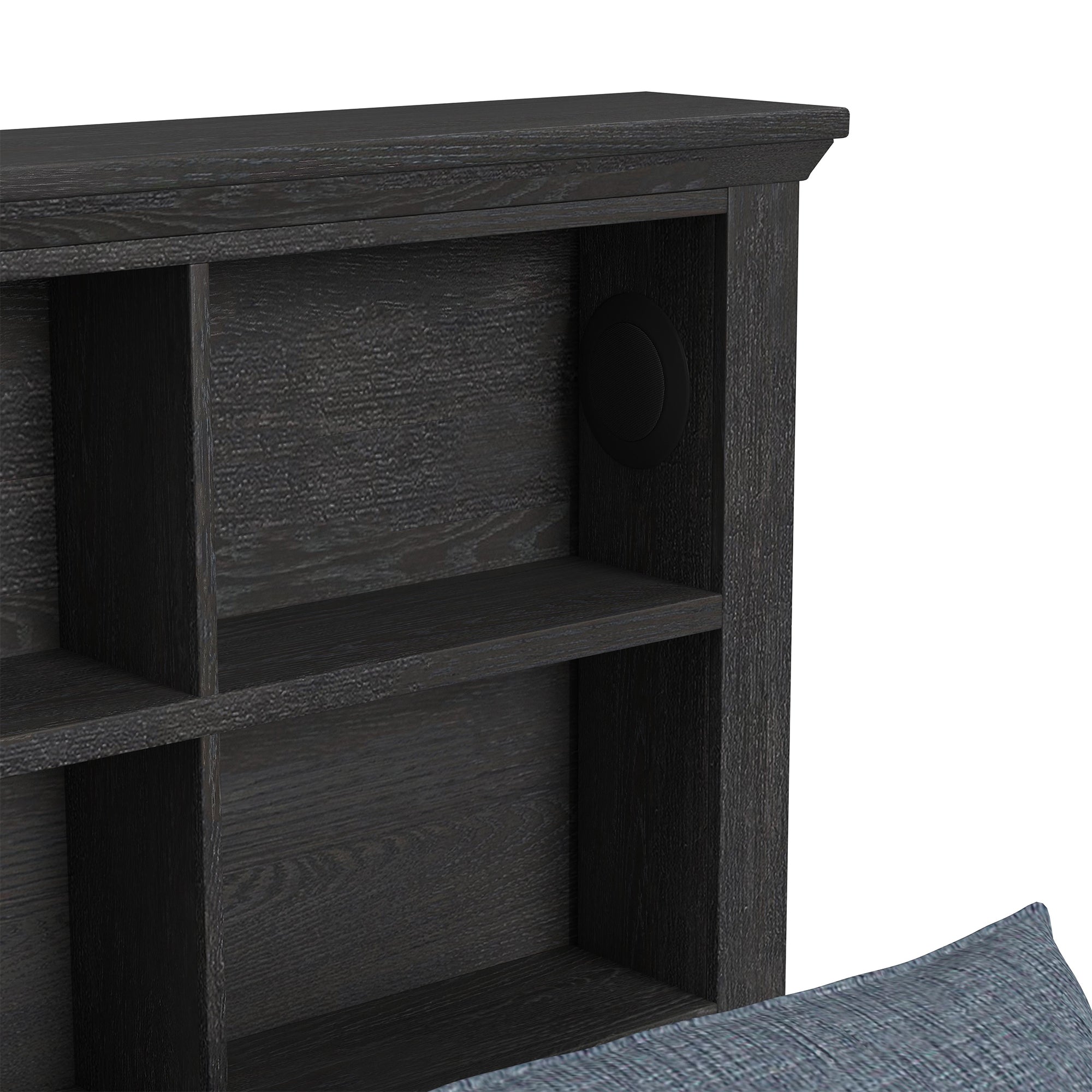 Hampton Kids Full Bookcase Bed in Charcoal