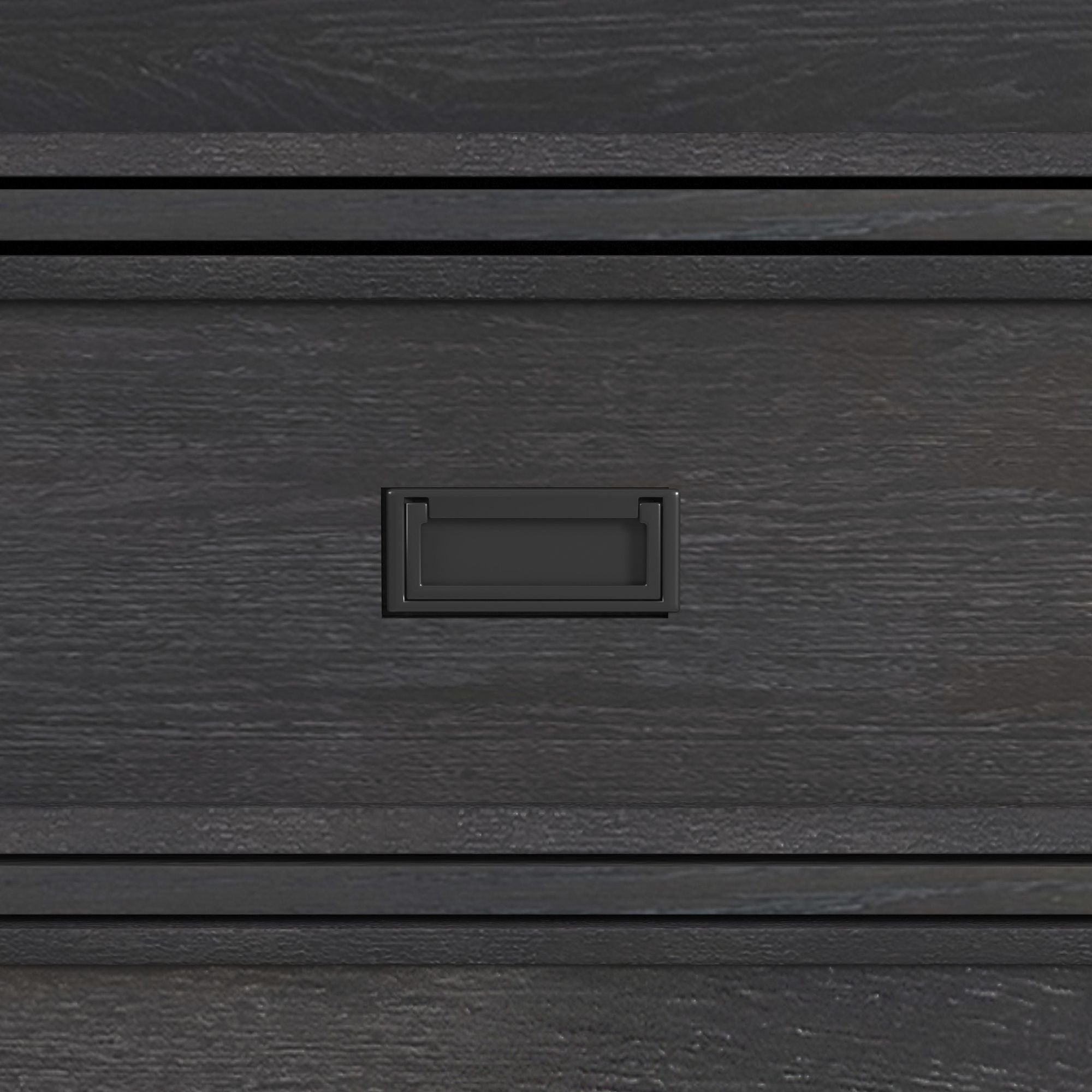 Hampton Kids 2-Drawer Nightstand with USB in Charcoal
