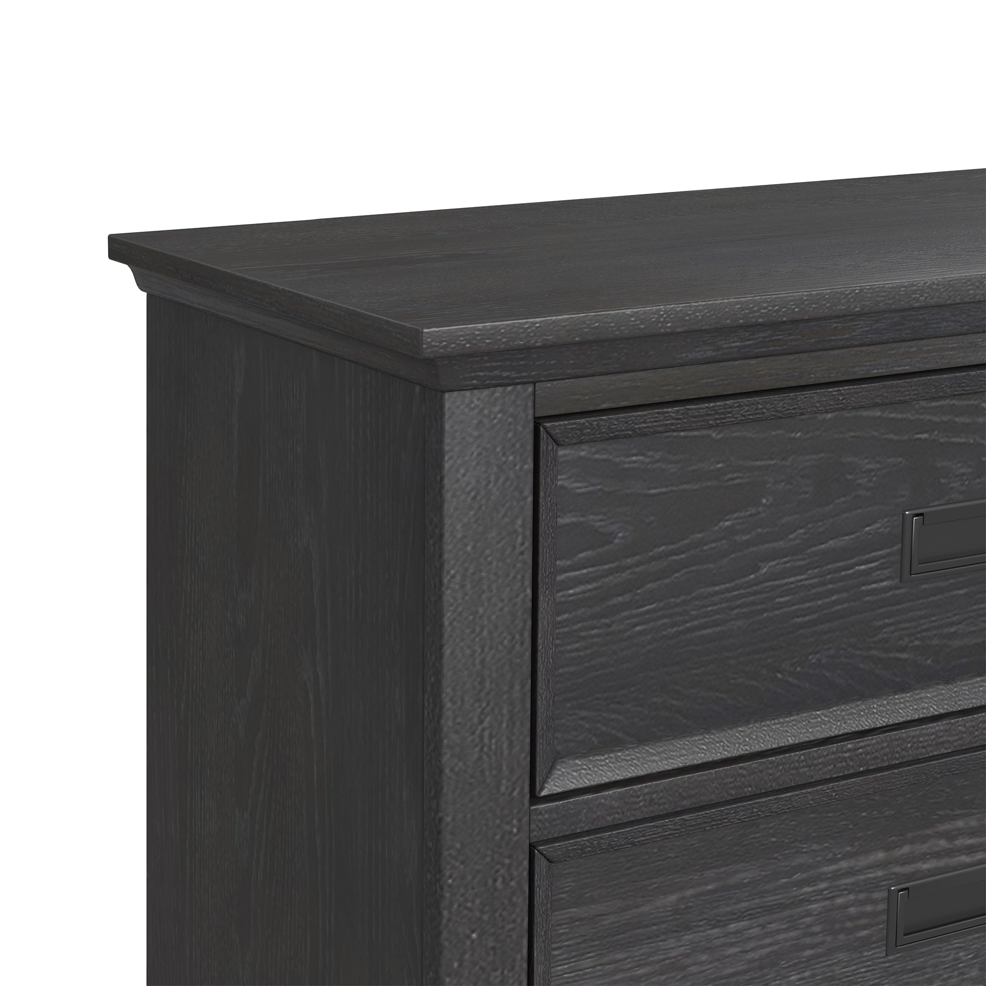 Hampton Kids 6-Drawer Dresser in Charcoal