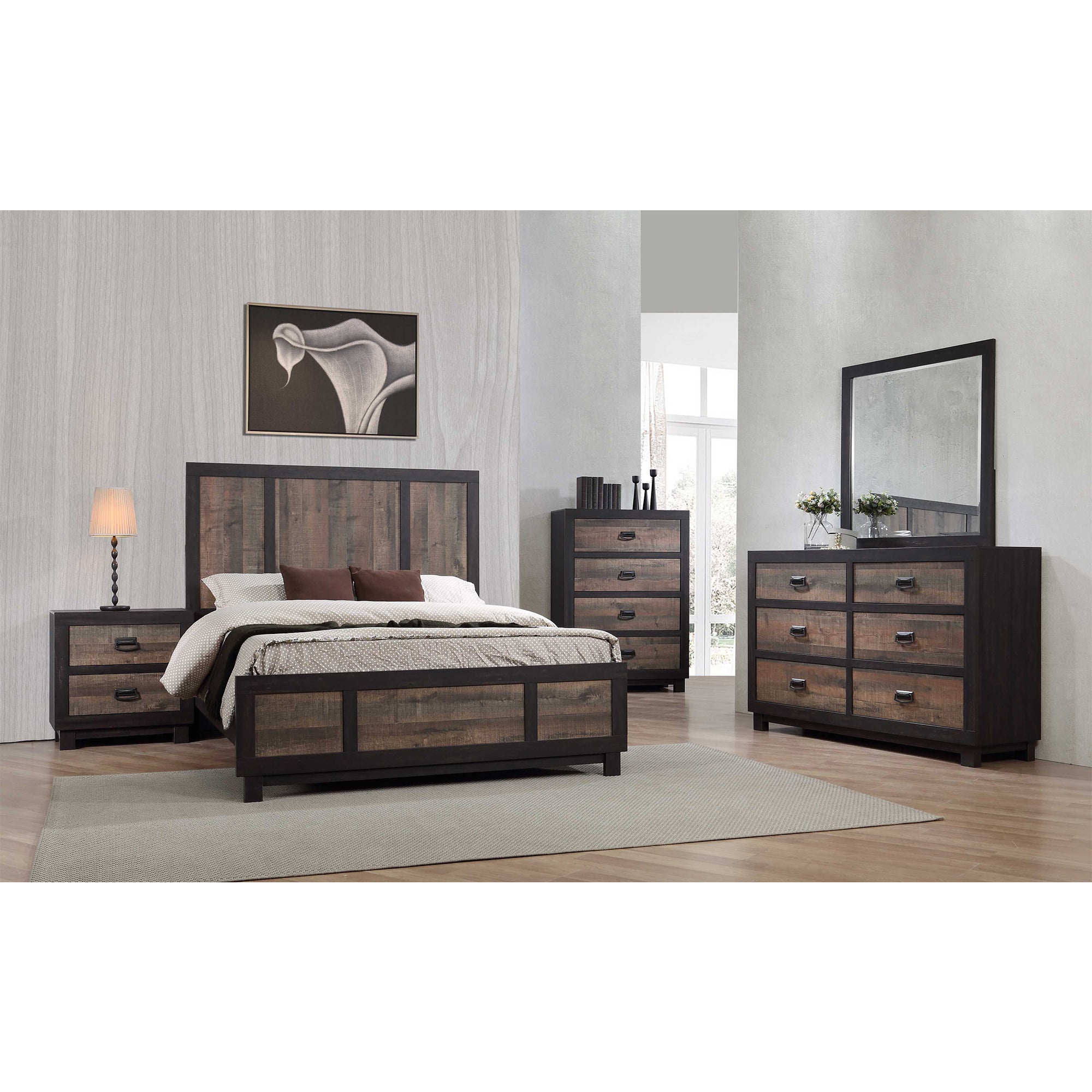 Harlington Queen Panel Bed – SKU HG100QB | Elements