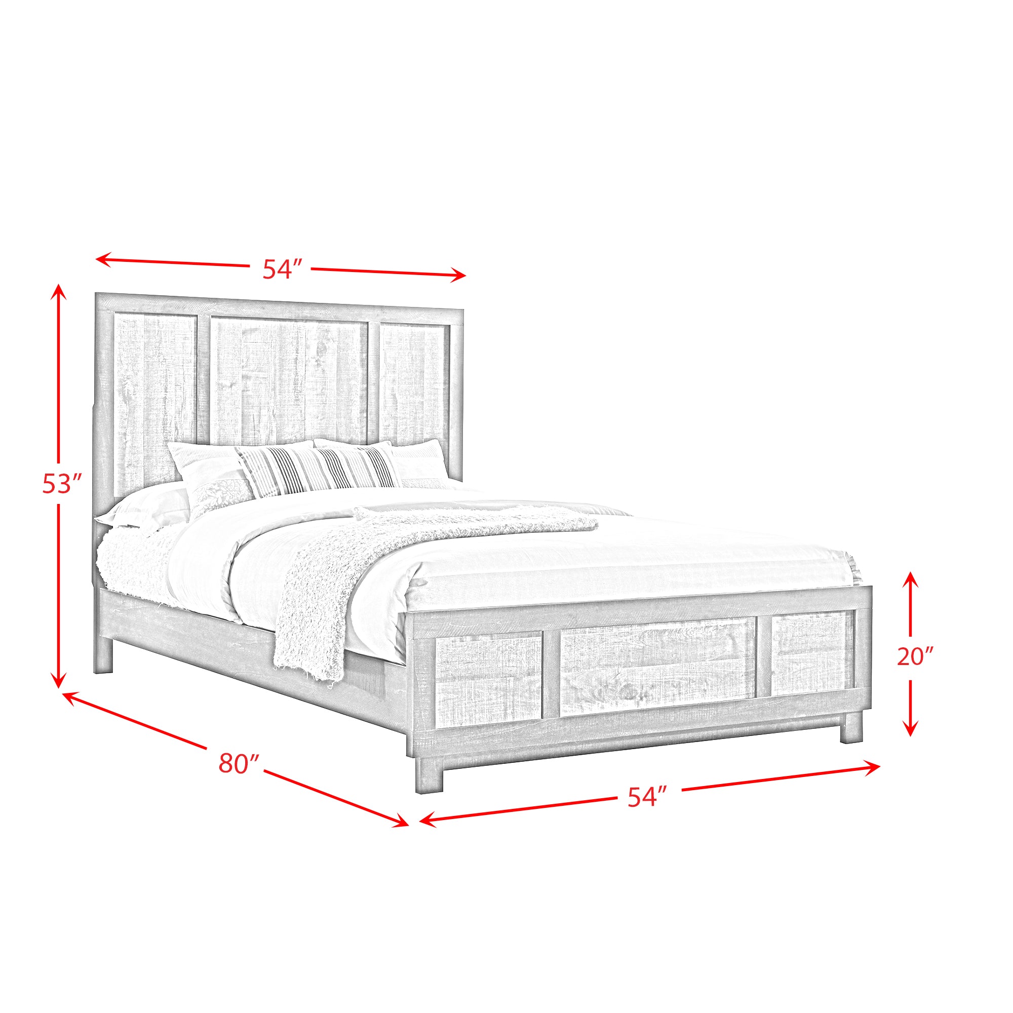 Harlington Full Panel Bed