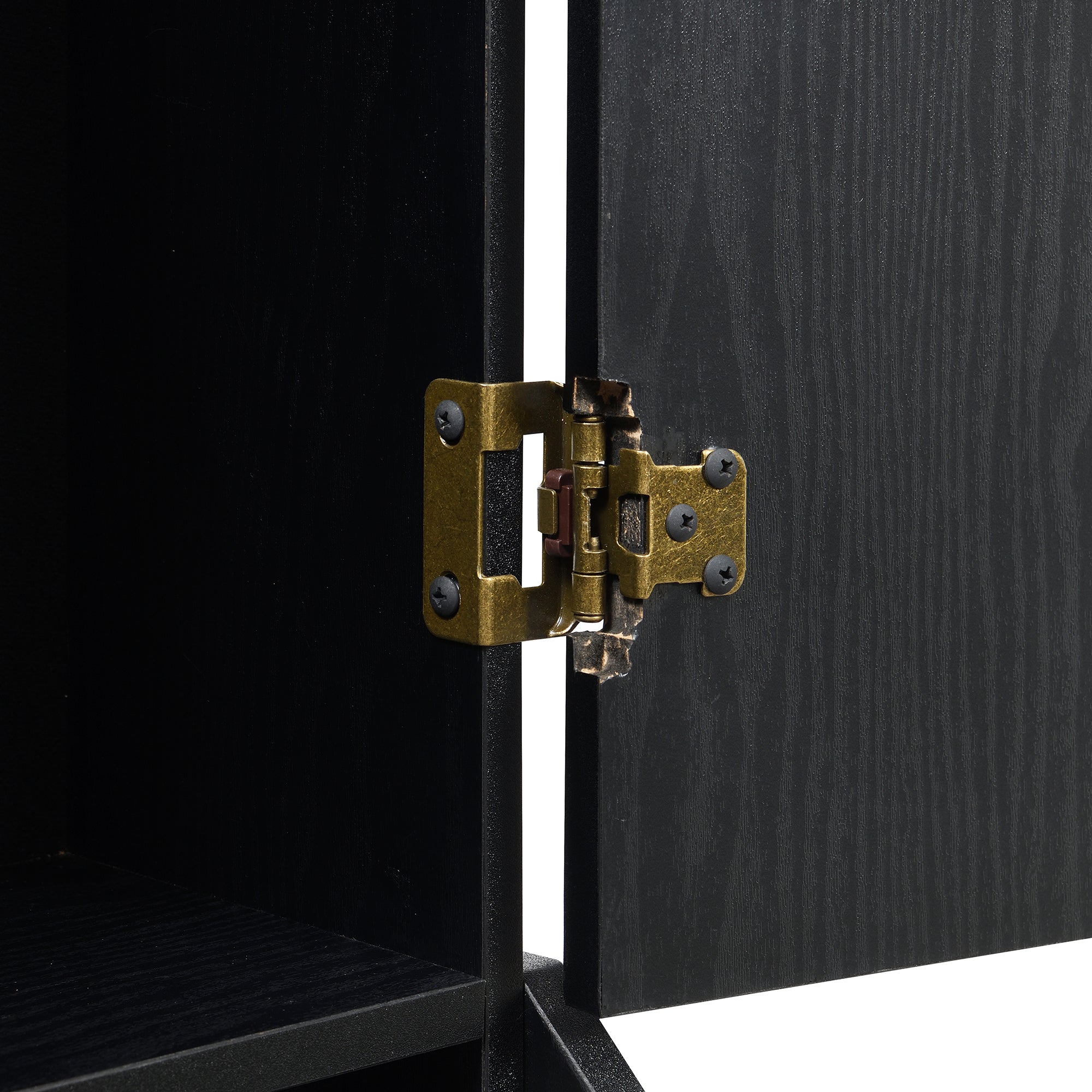 Hurricanes Dartboard Cabinet with Speaker and LED in Black (3A Packing)