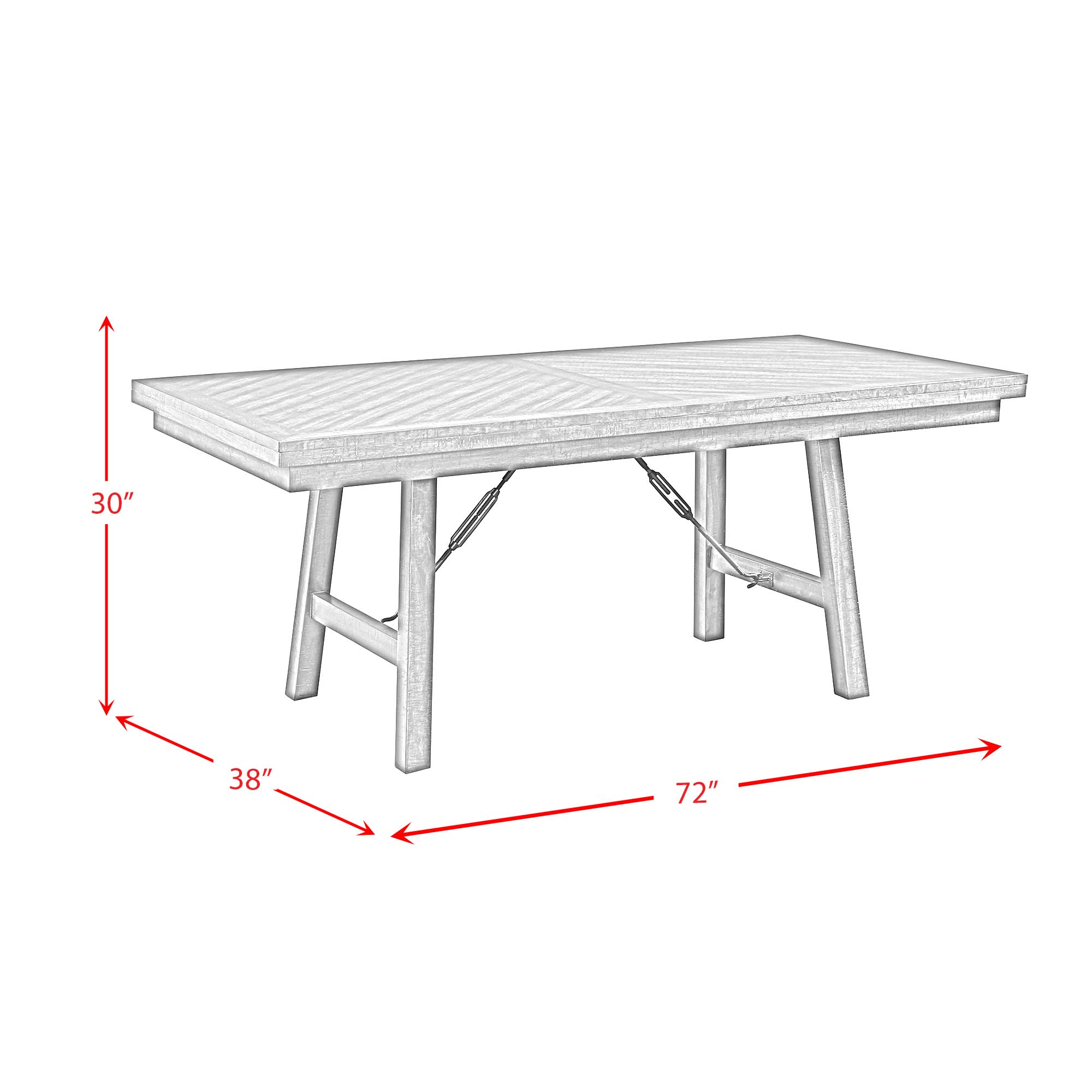 Jax 6PC Dining Set (72" Table + 4 Chairs + Bench) in Cherry