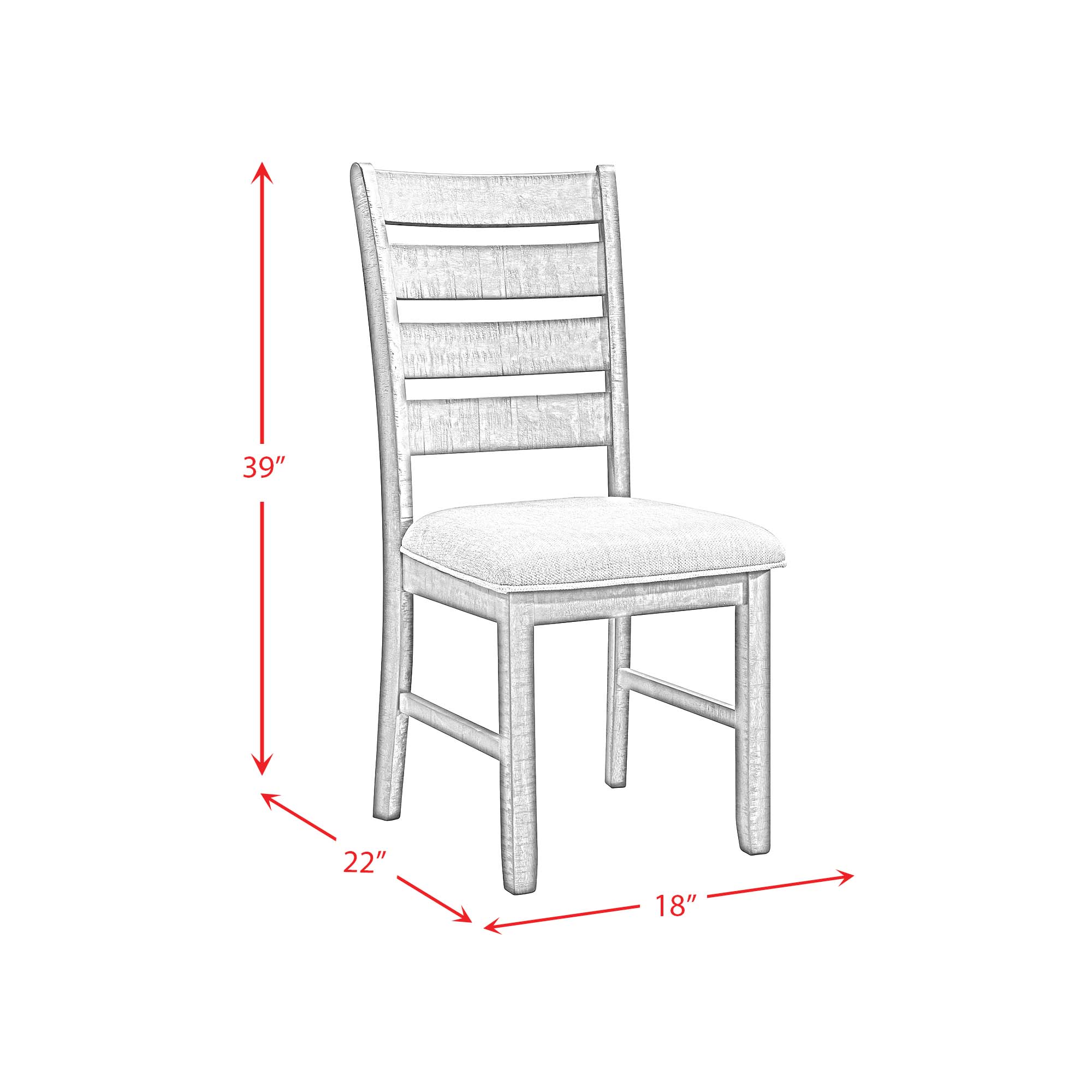 Jax 6PC Dining Set (72" Table + 4 Chairs + Bench) in Cherry