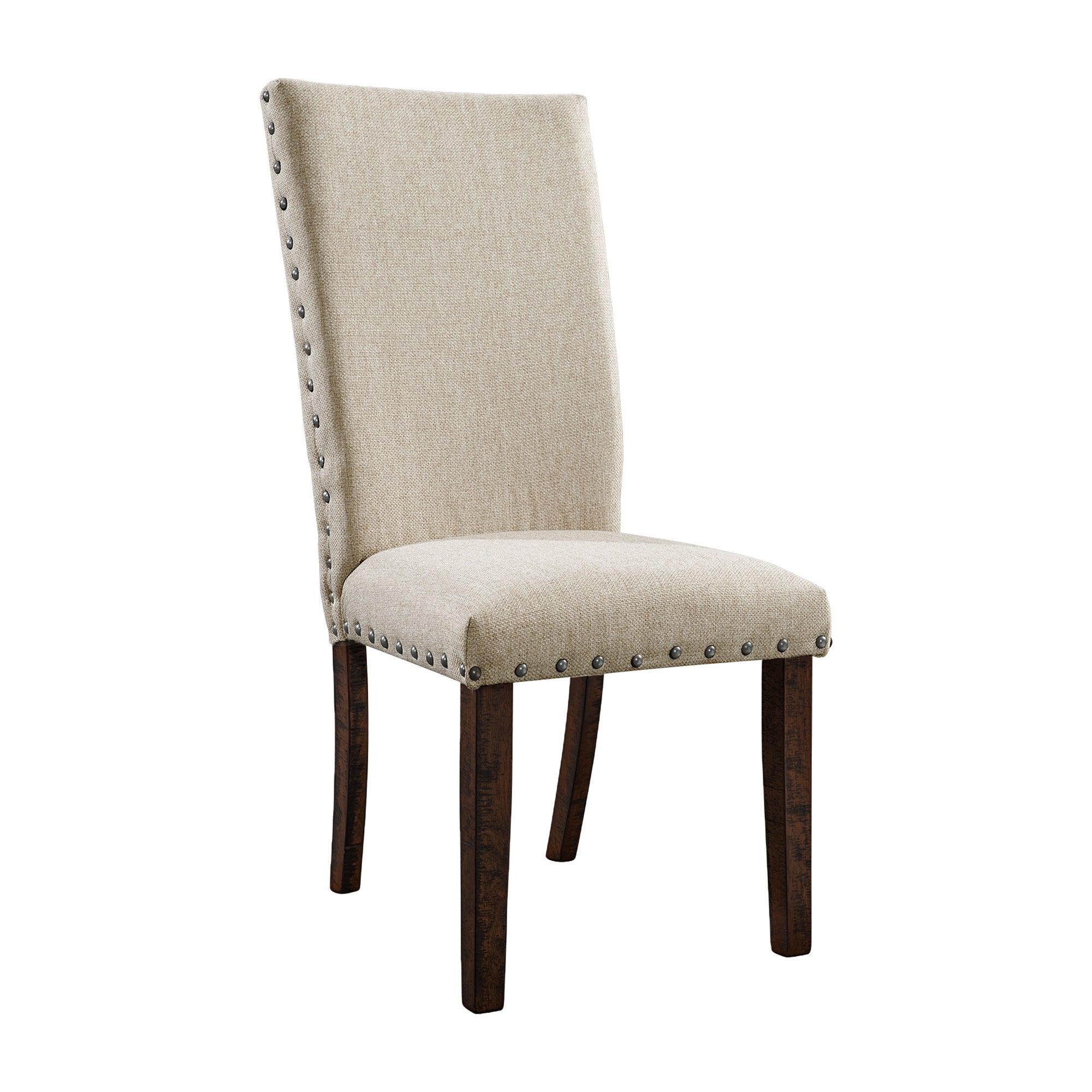 Jax 6pc Dining Set- Table 4 Upholstered Side Chairs & Bench in Cherry