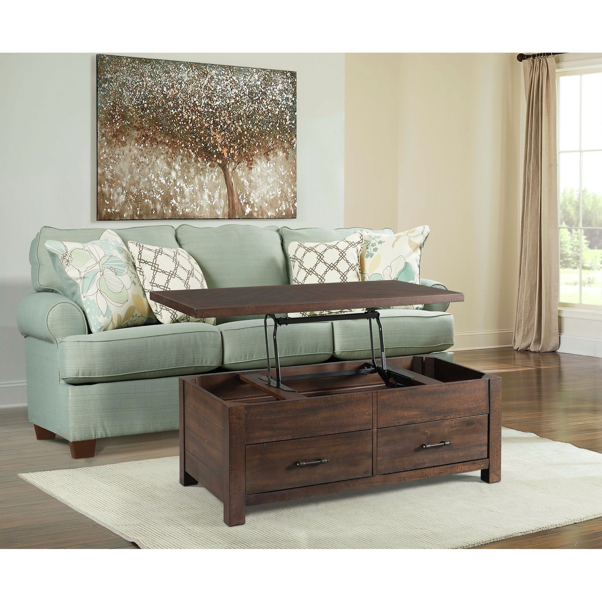 Jax Coffee Table W/Lift Top in Cherry
