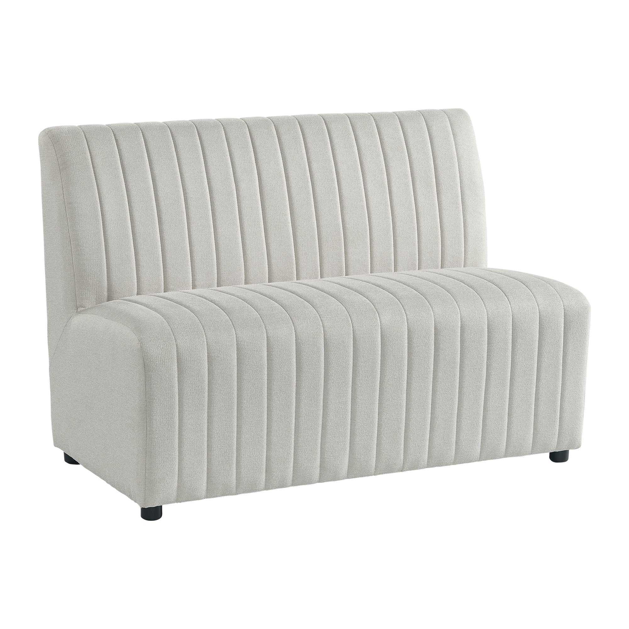Jemma Upholstered Bench in Beige Linen