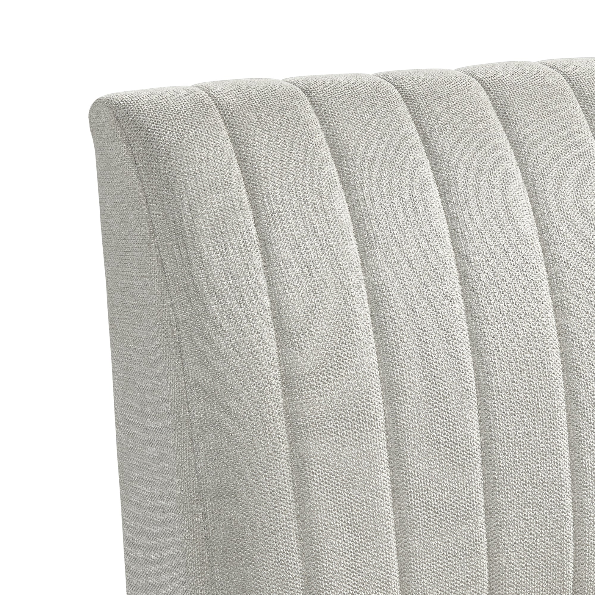 Jemma Upholstered Side Chair in Beige Linen (2 Per Carton)