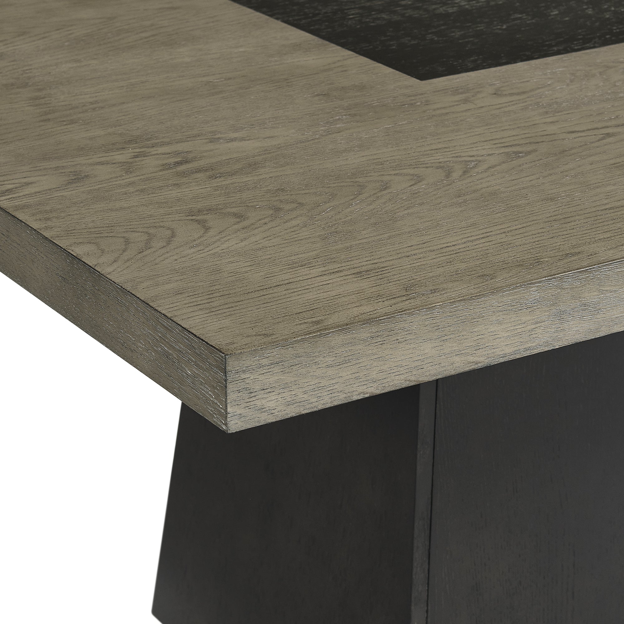 Jemma Square Table w/ Grey Top & Dark Espresso Base